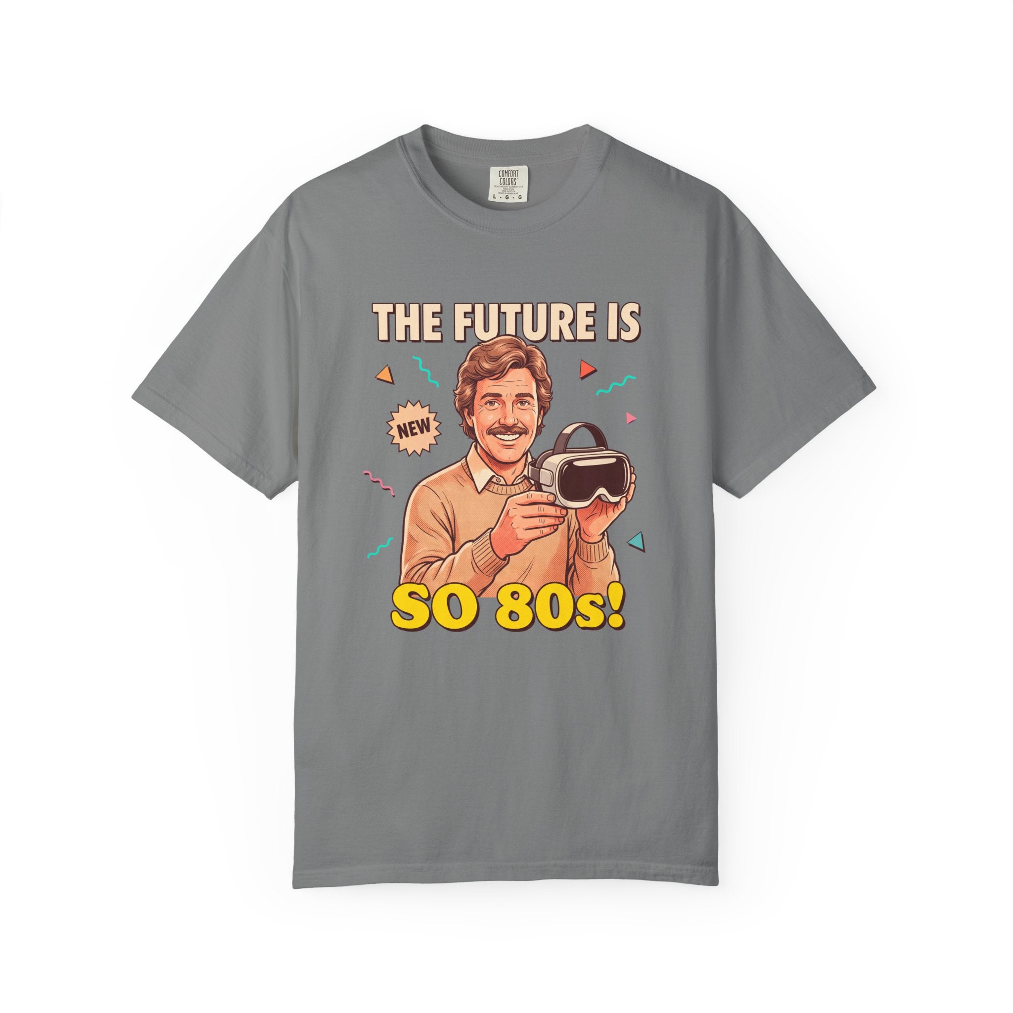 The Future Is So 80s VR Headset T-shirt | Retro 80s Vintage Tech Tee