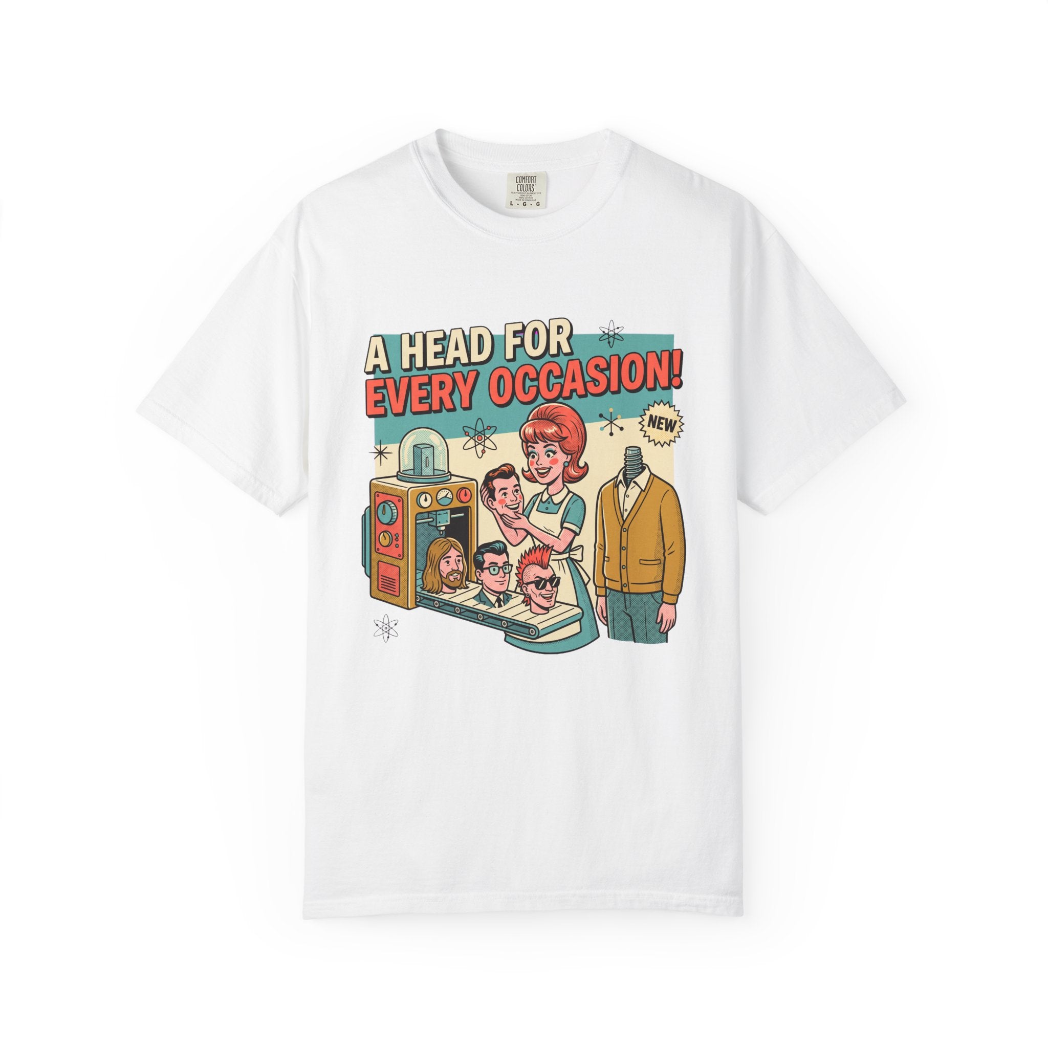 A Head for Every Occasion T-shirt | Retro Vintage Doll Heads Illustration