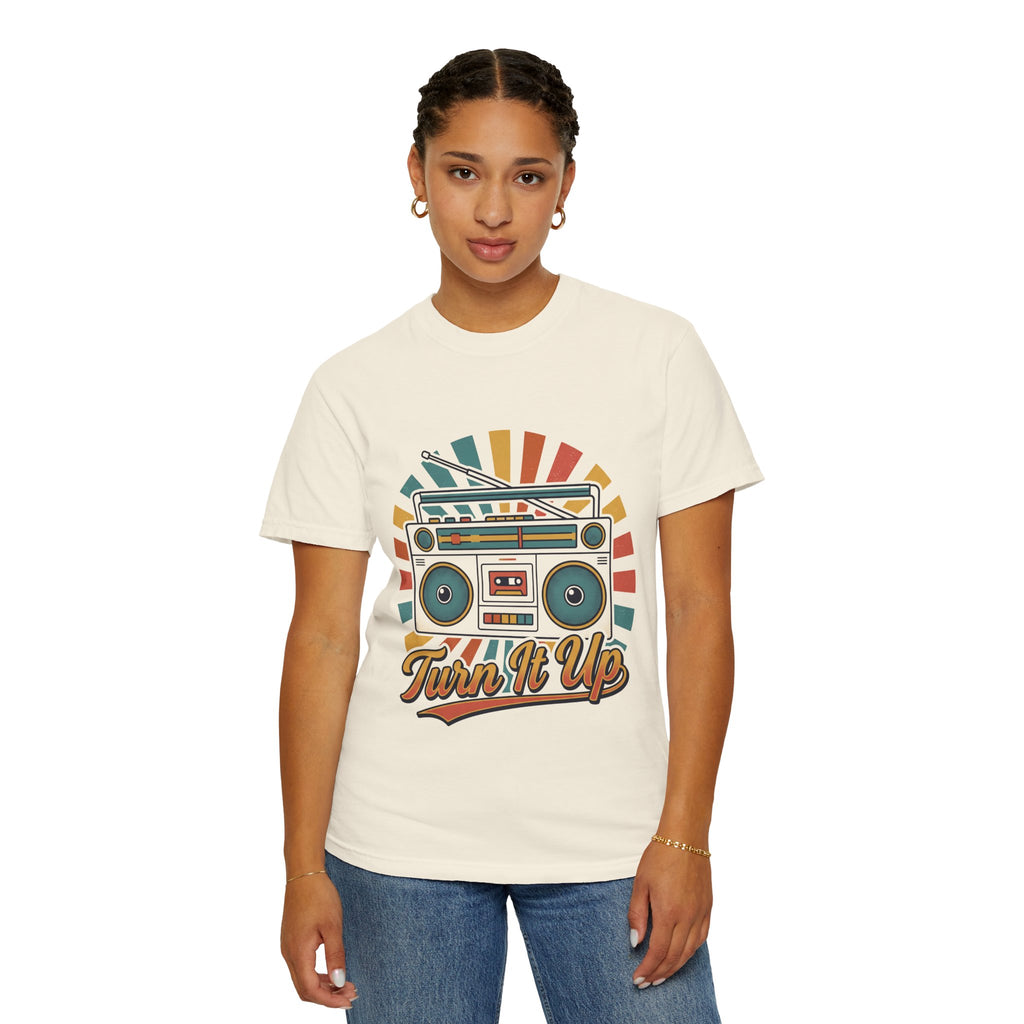 80s Boombox Retro Music Tee | Vintage Ghetto Blaster Shirt