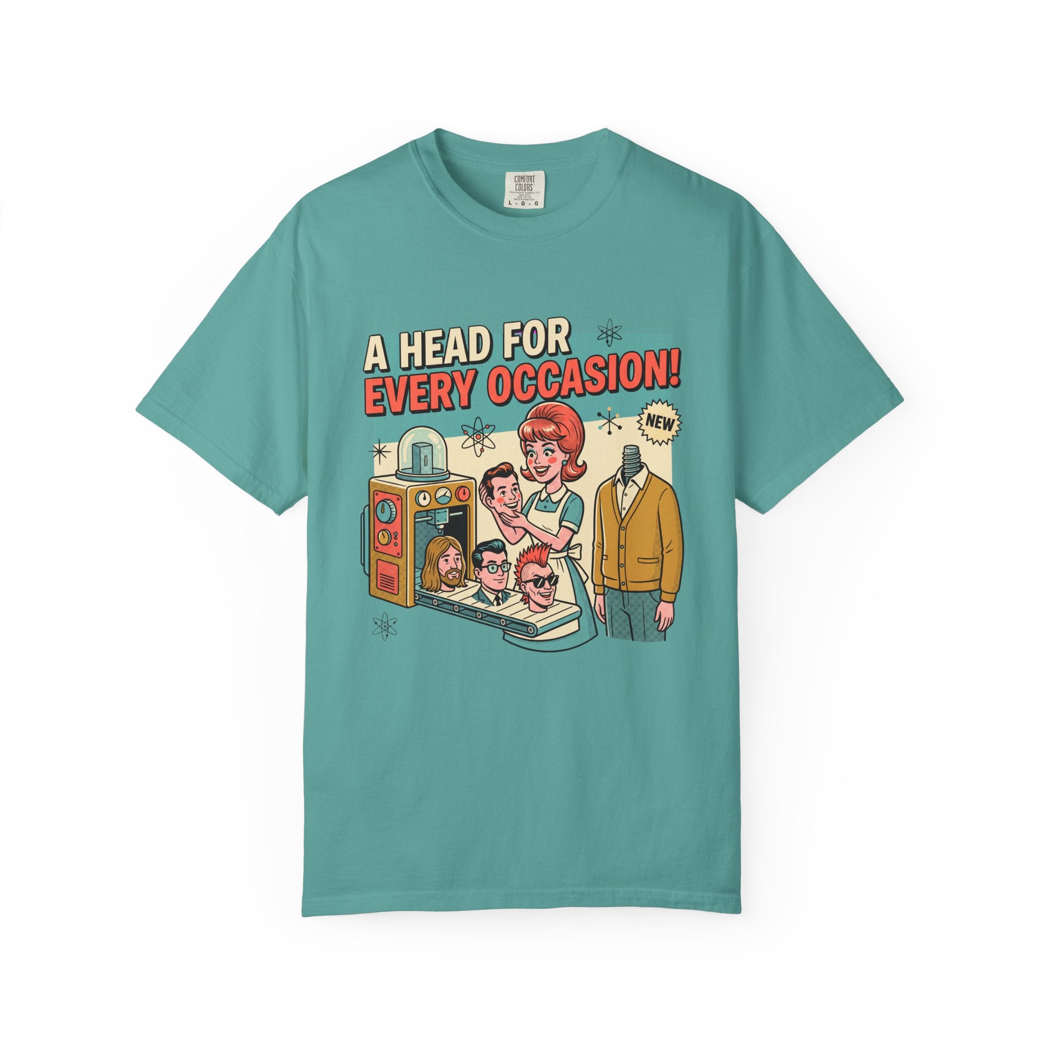 A Head for Every Occasion T-shirt | Retro Vintage Doll Heads Illustration