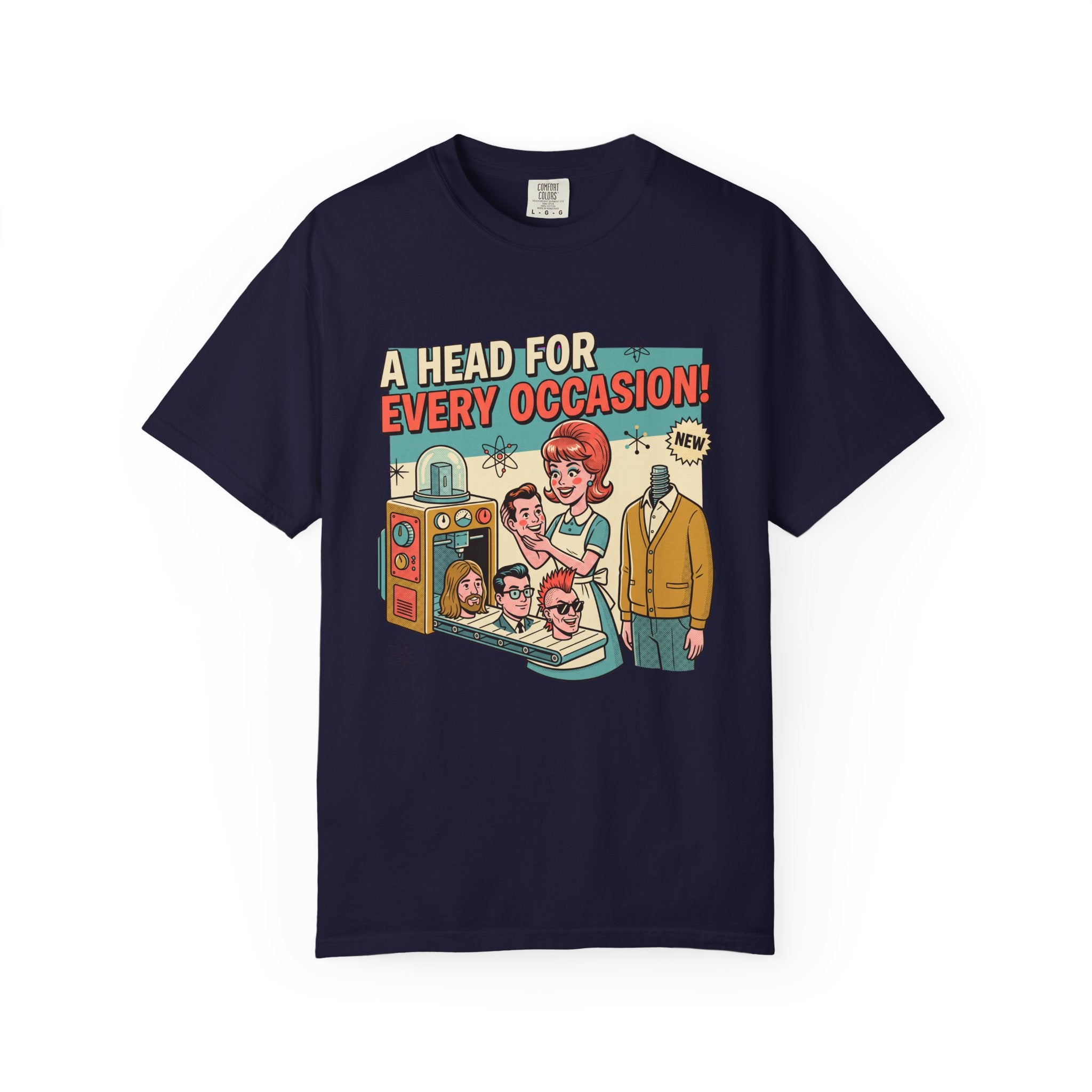 A Head for Every Occasion T-shirt | Retro Vintage Doll Heads Illustration