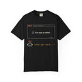 I'm Not a Robot Funny AI T-Shirt, CAPTCHA Meme Tee, Prompt Engineer Gift, Programmer Developer Shirt, AI Humor for Coders and Nerds