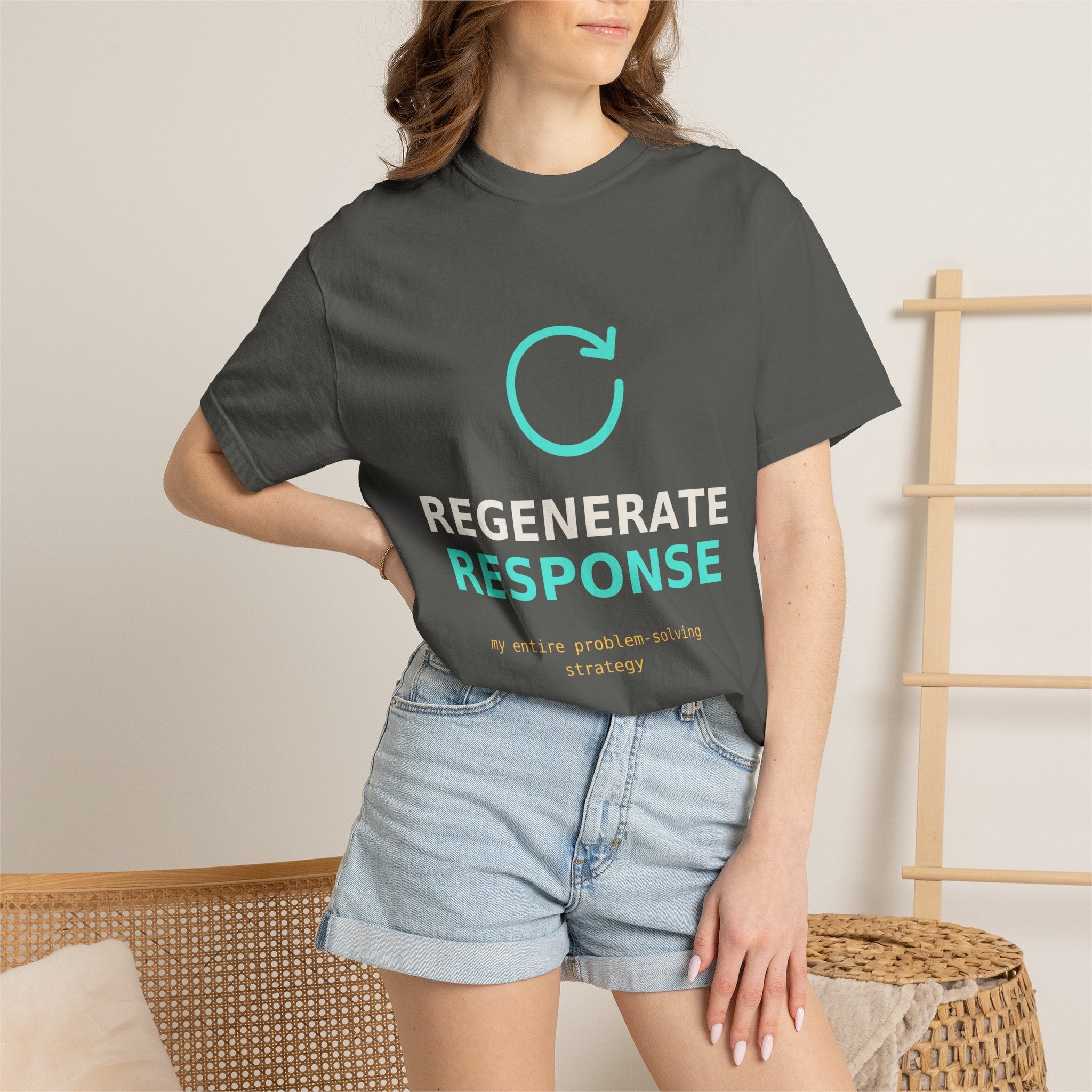 Regenerate Response Funny AI T-Shirt, Programmer Gift, Developer Tee, Coding Humor Shirt, AI Meme for Nerds, Problem Solving Geek