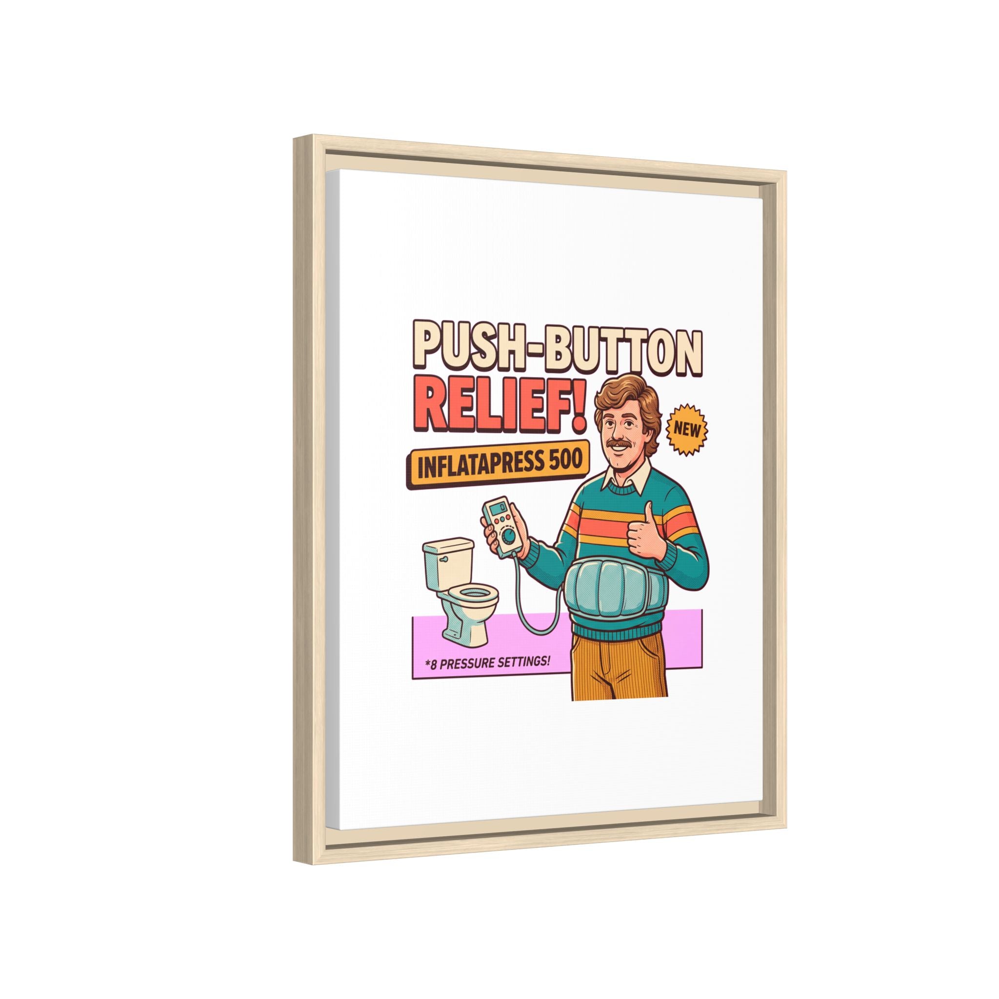 Push-Button Relief Inflatable Belt Canvas