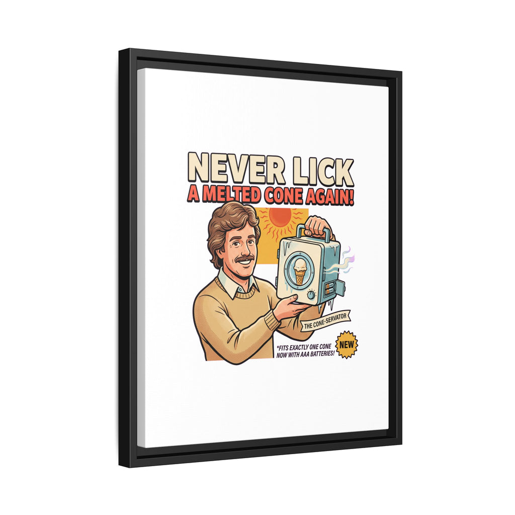 Never Lick a Melted Cone Again Poster Print