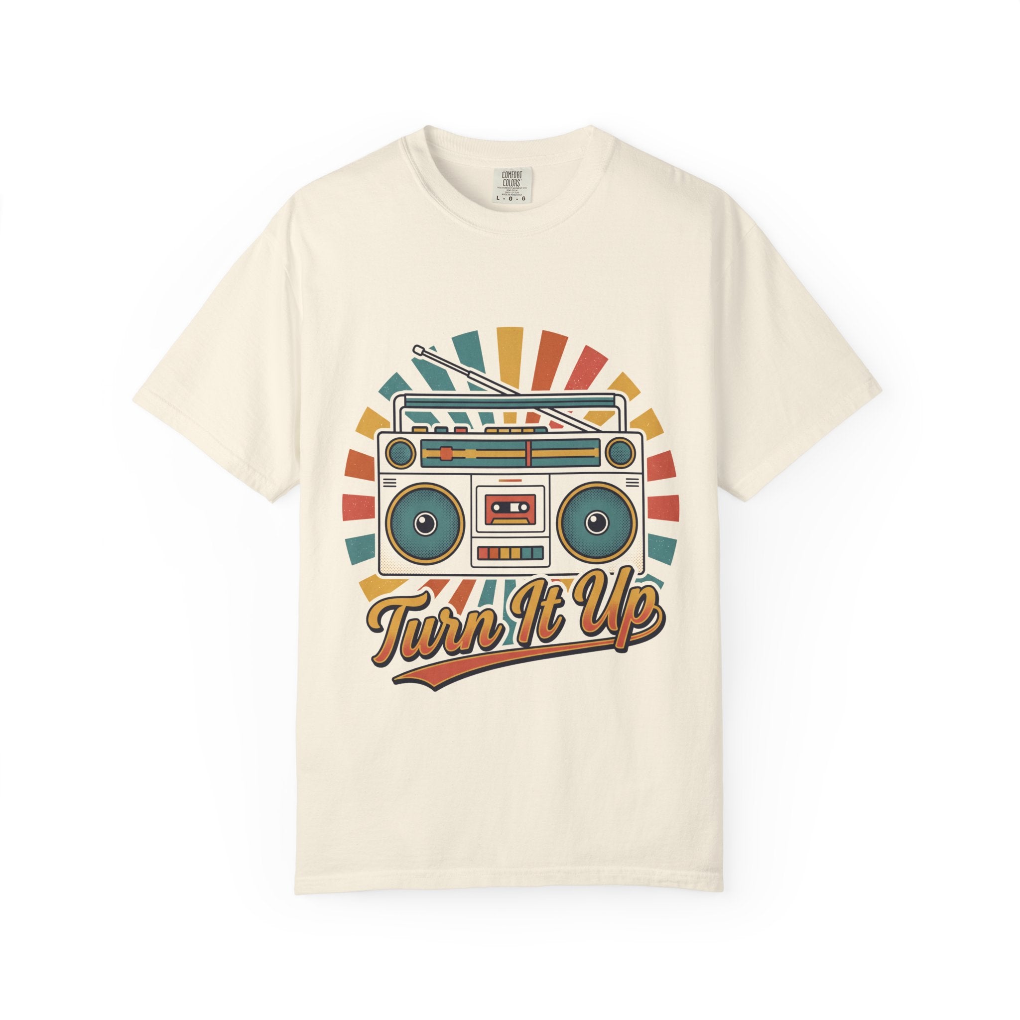 80s Boombox Retro Music Tee | Vintage Ghetto Blaster Shirt