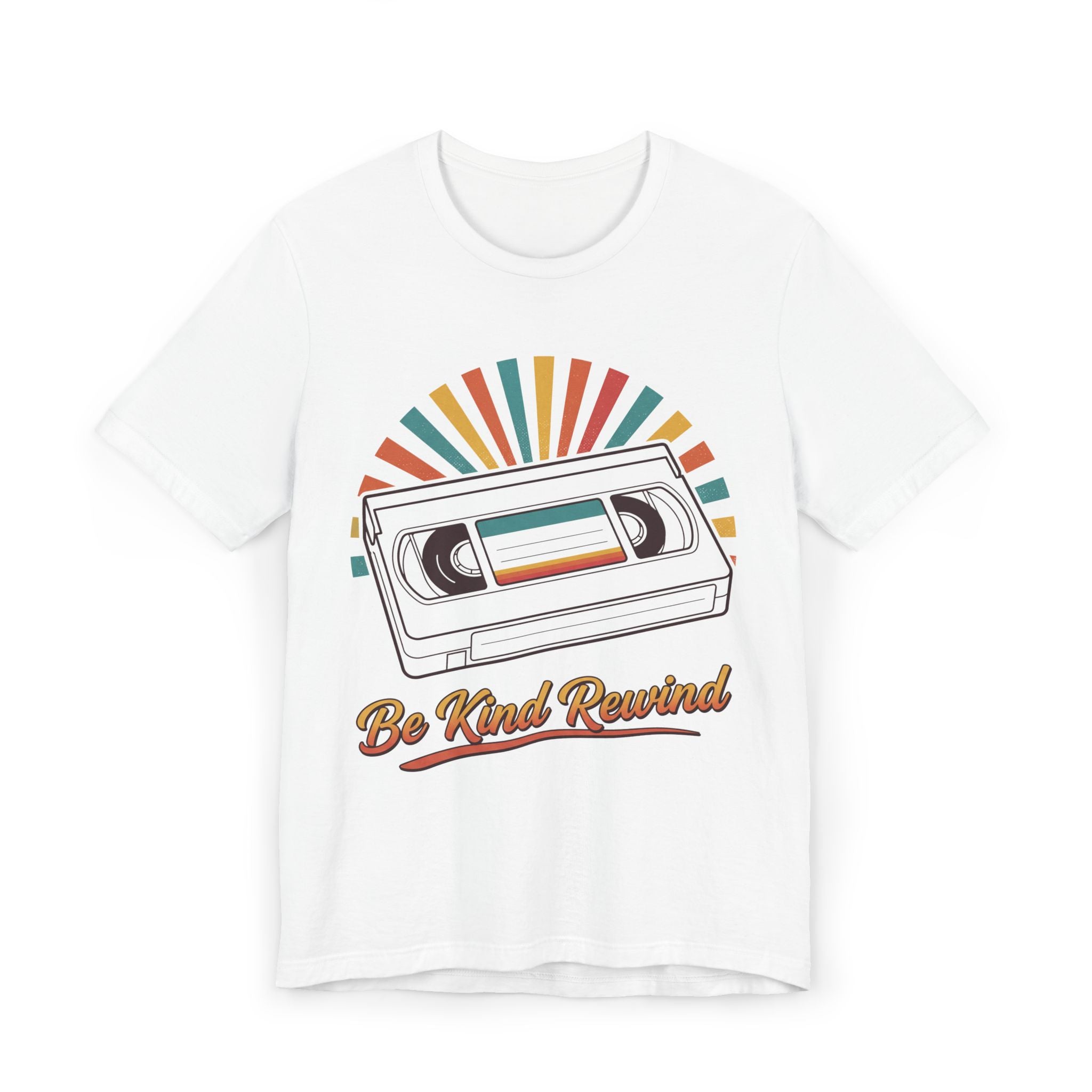 Retro Cassette Tee — "Be Kind Rewind" Vintage Music T-Shirt