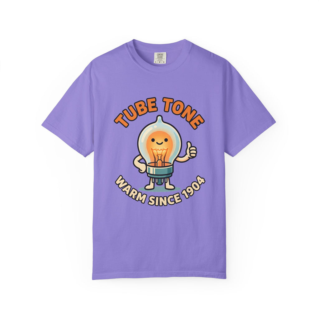 Tube Tone Light Bulb Tee | Vintage Radiant Lamp Illustration, Warm Since 1904