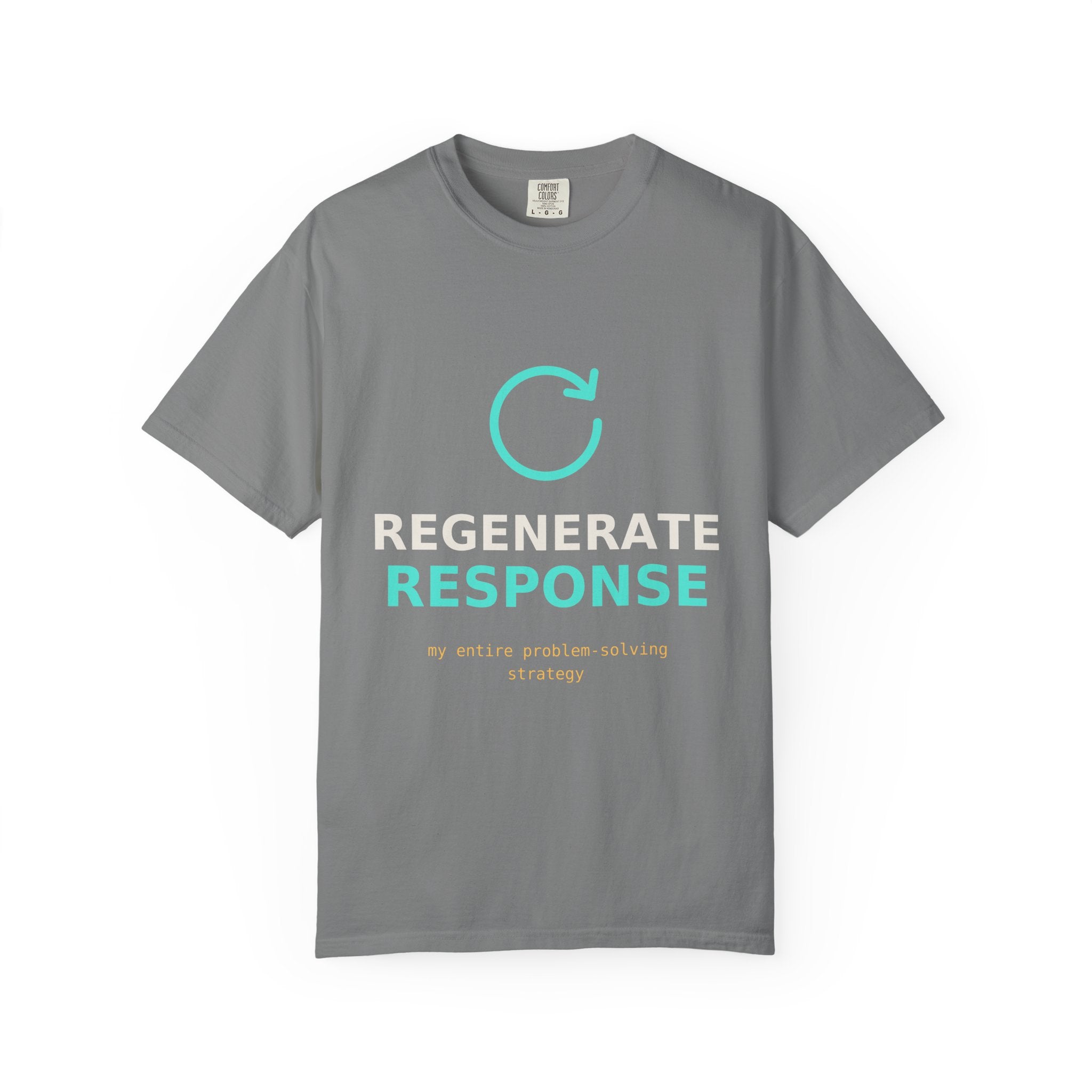 Regenerate Response Funny AI T-Shirt, Programmer Gift, Developer Tee, Coding Humor Shirt, AI Meme for Nerds, Problem Solving Geek