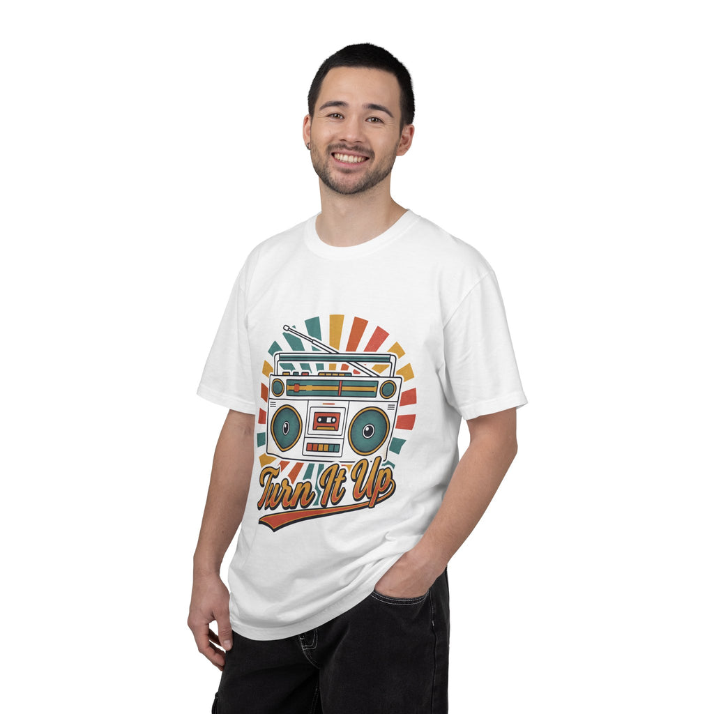 80s Boombox Retro Music Tee | Vintage Ghetto Blaster Shirt