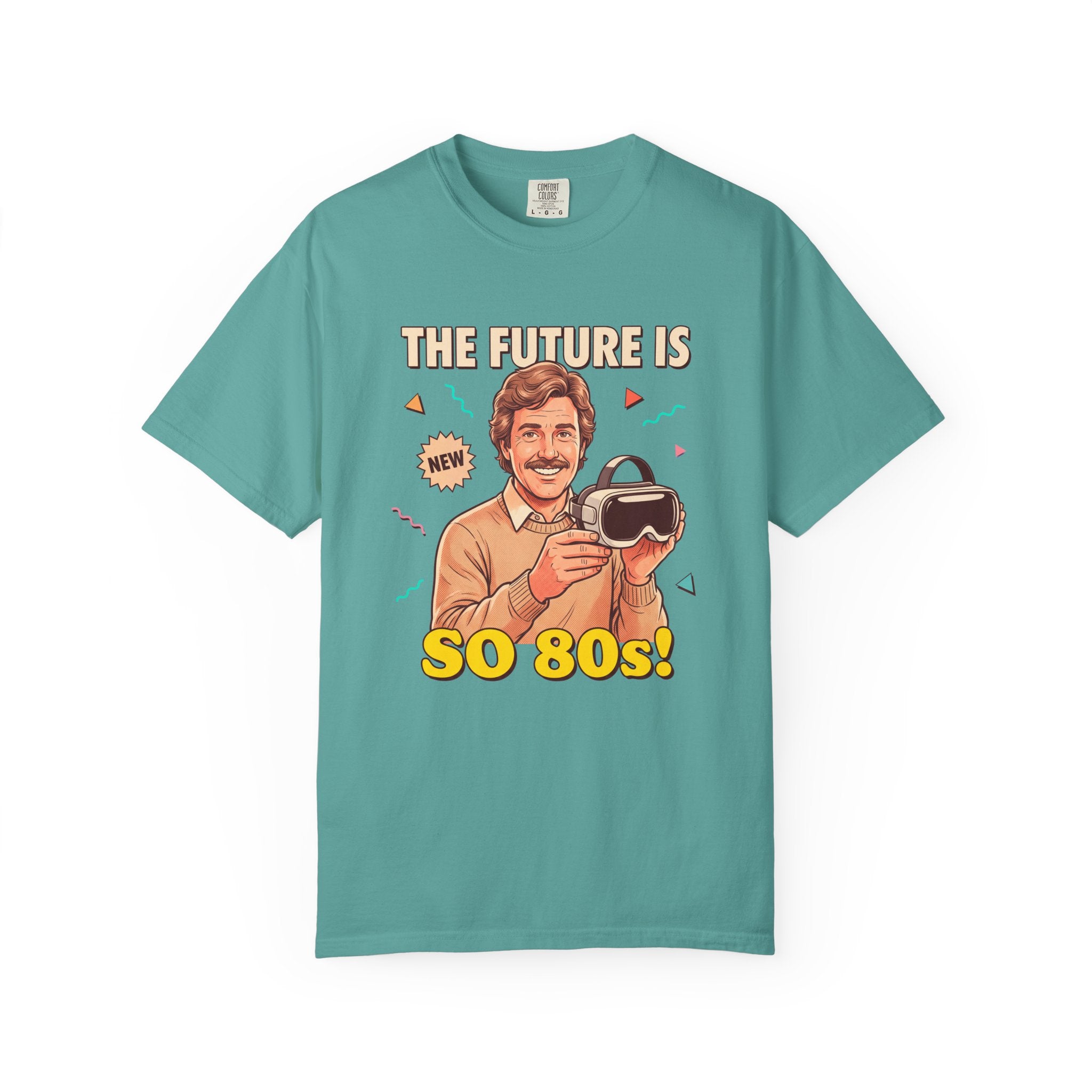 The Future Is So 80s VR Headset T-shirt | Retro 80s Vintage Tech Tee