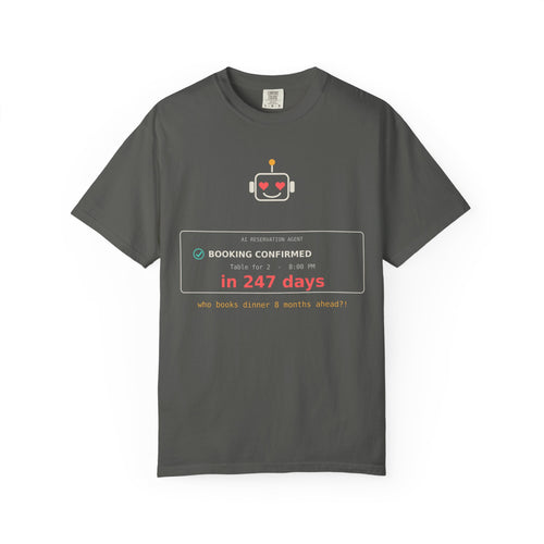 AI Booking Agent Funny Tech T-Shirt, AI Fail Meme Tee, Programmer Gift, Developer Humor Shirt, Software Engineer Nerd Gift