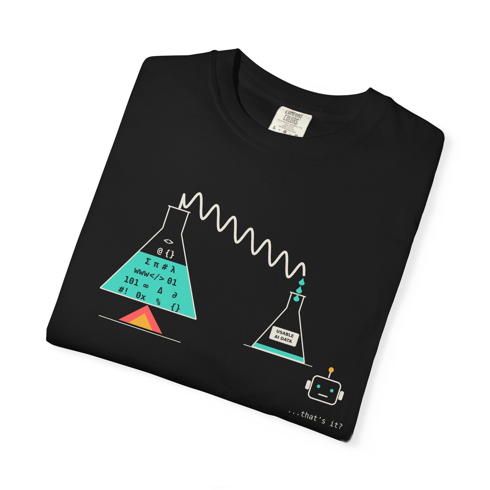 Theres Knowledge Out There Funny AI T-Shirt, Data Science Meme Tee, Machine Learning Gift, Programmer Tech Humor Nerd Shirt for Coders