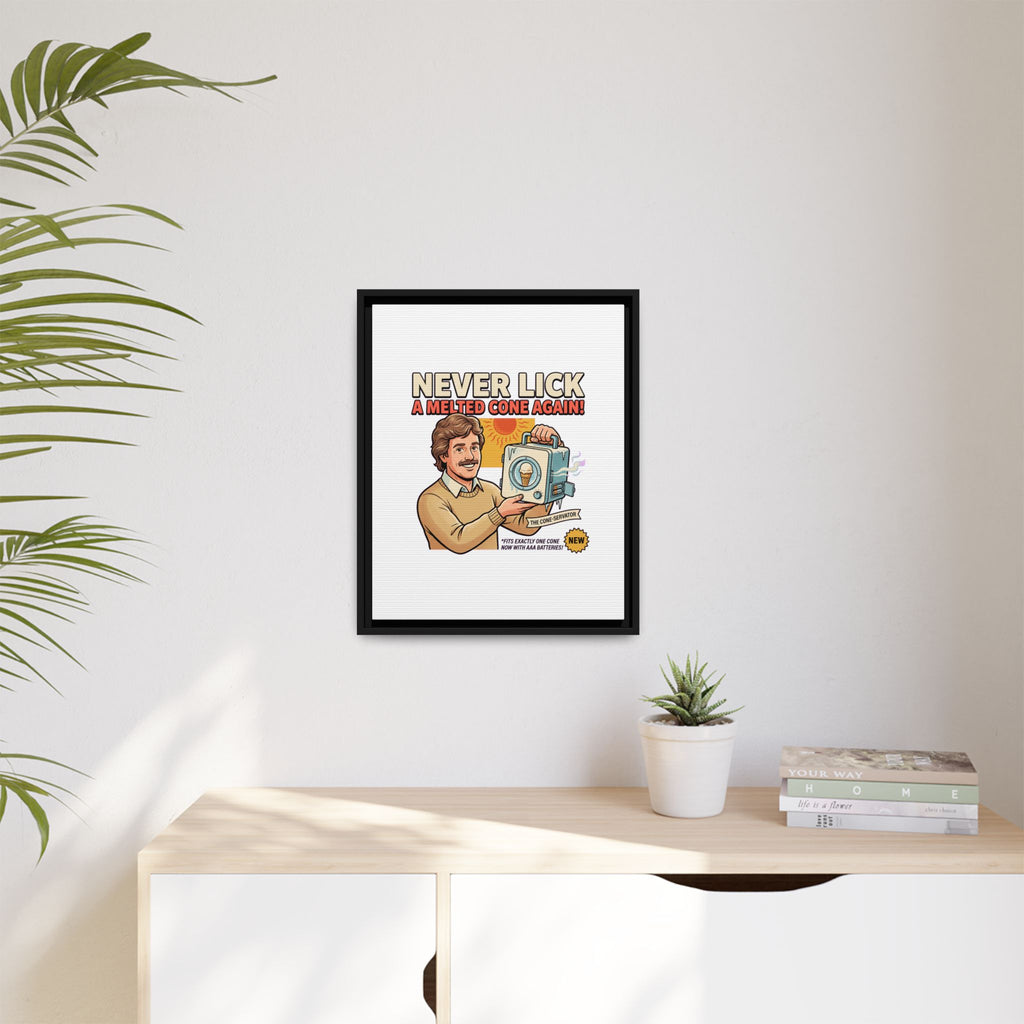 Never Lick a Melted Cone Again Poster Print