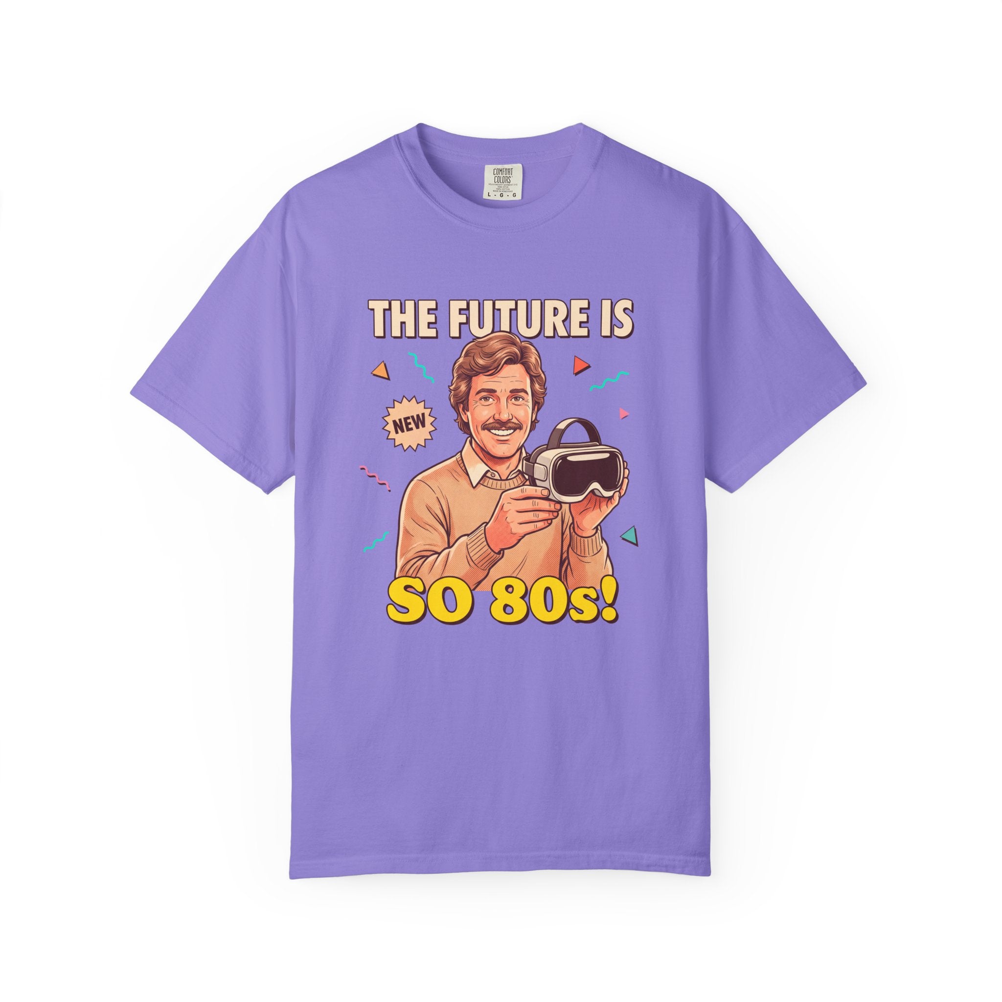 The Future Is So 80s VR Headset T-shirt | Retro 80s Vintage Tech Tee