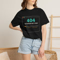 404 Motivation Not Found Funny T Shirt, Sarcastic Meme Tee, Programmer Gift, Tech Humor Shirt, Lazy Monday Nerd Gift for Coders
