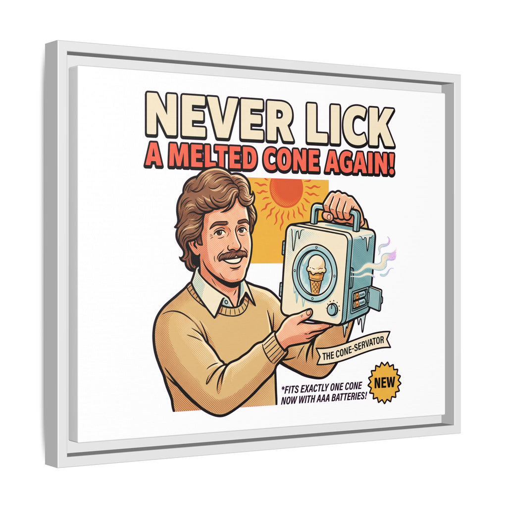 Never Lick a Melted Cone Again Poster Print