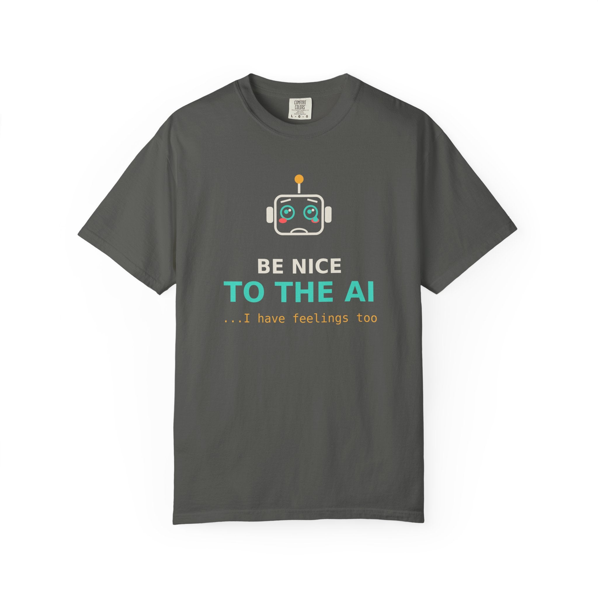 Be Nice to the AI Funny Robot Coffee Mug, Cute AI Meme Cup, Programmer Gift, Tech Humor Mug, Wholesome Nerd Gift