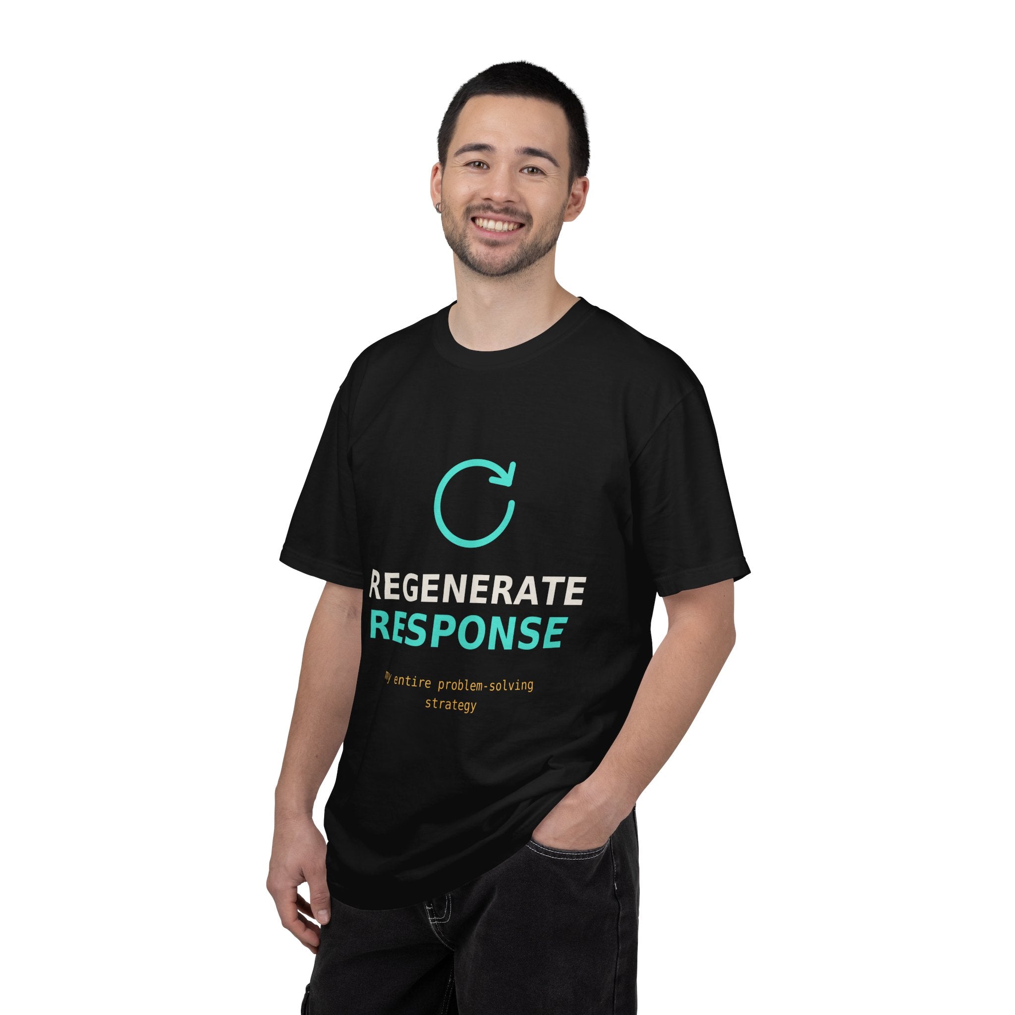 Regenerate Response Funny AI T-Shirt, Programmer Gift, Developer Tee, Coding Humor Shirt, AI Meme for Nerds, Problem Solving Geek