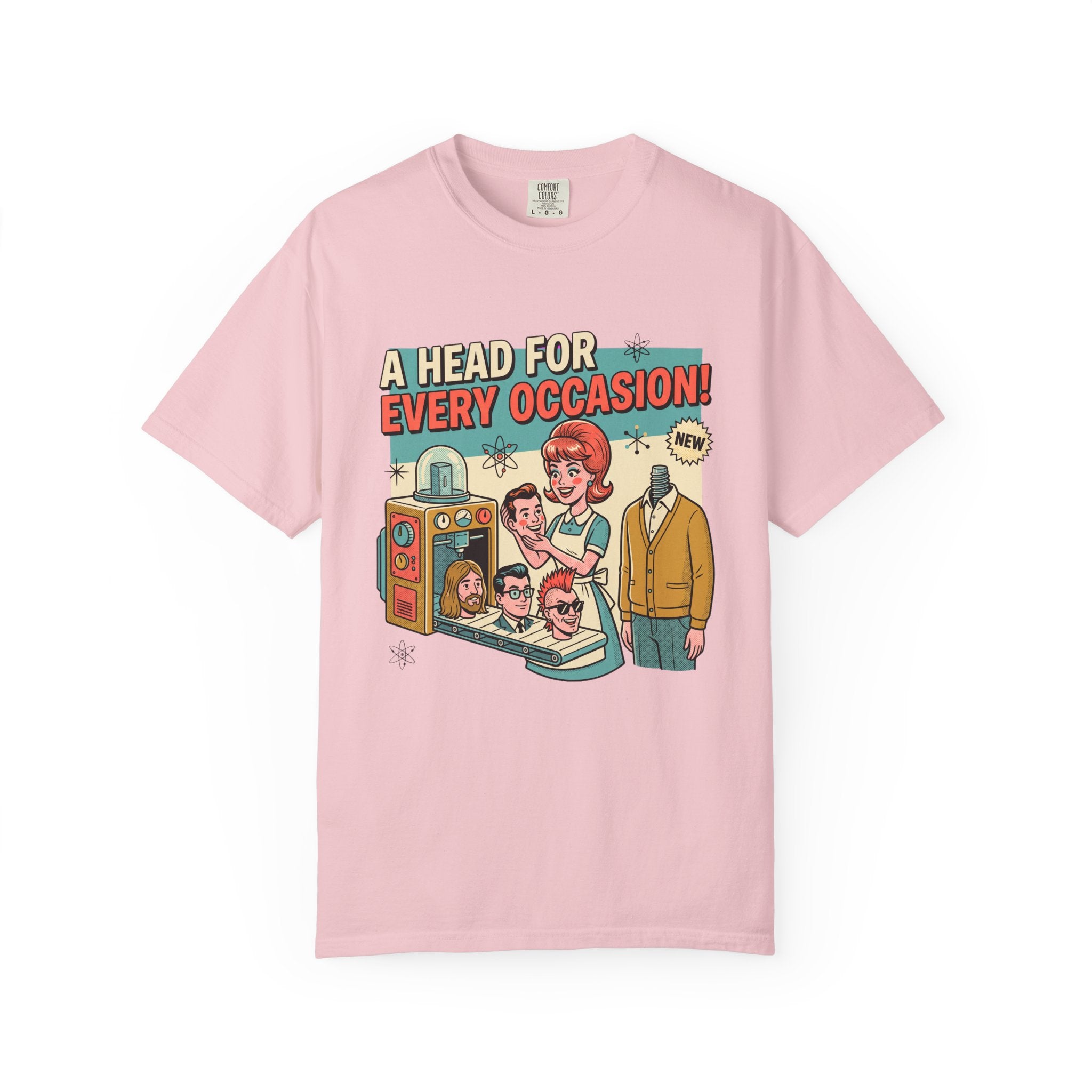 A Head for Every Occasion T-shirt | Retro Vintage Doll Heads Illustration