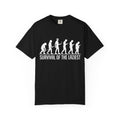 Survival of the Laziest T-shirt | Evolution Humorous Graphic Tee