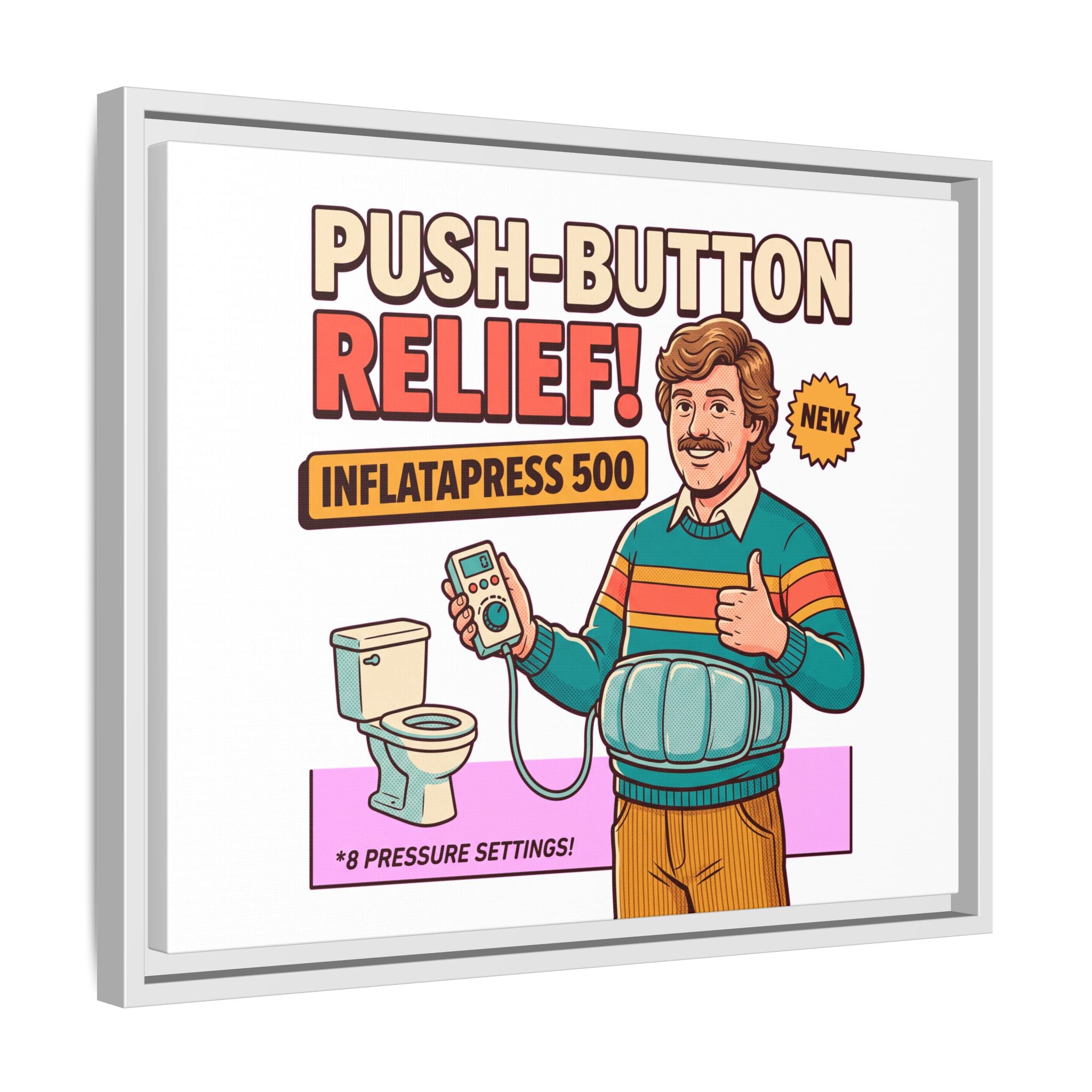 Push-Button Relief Inflatable Belt Canvas