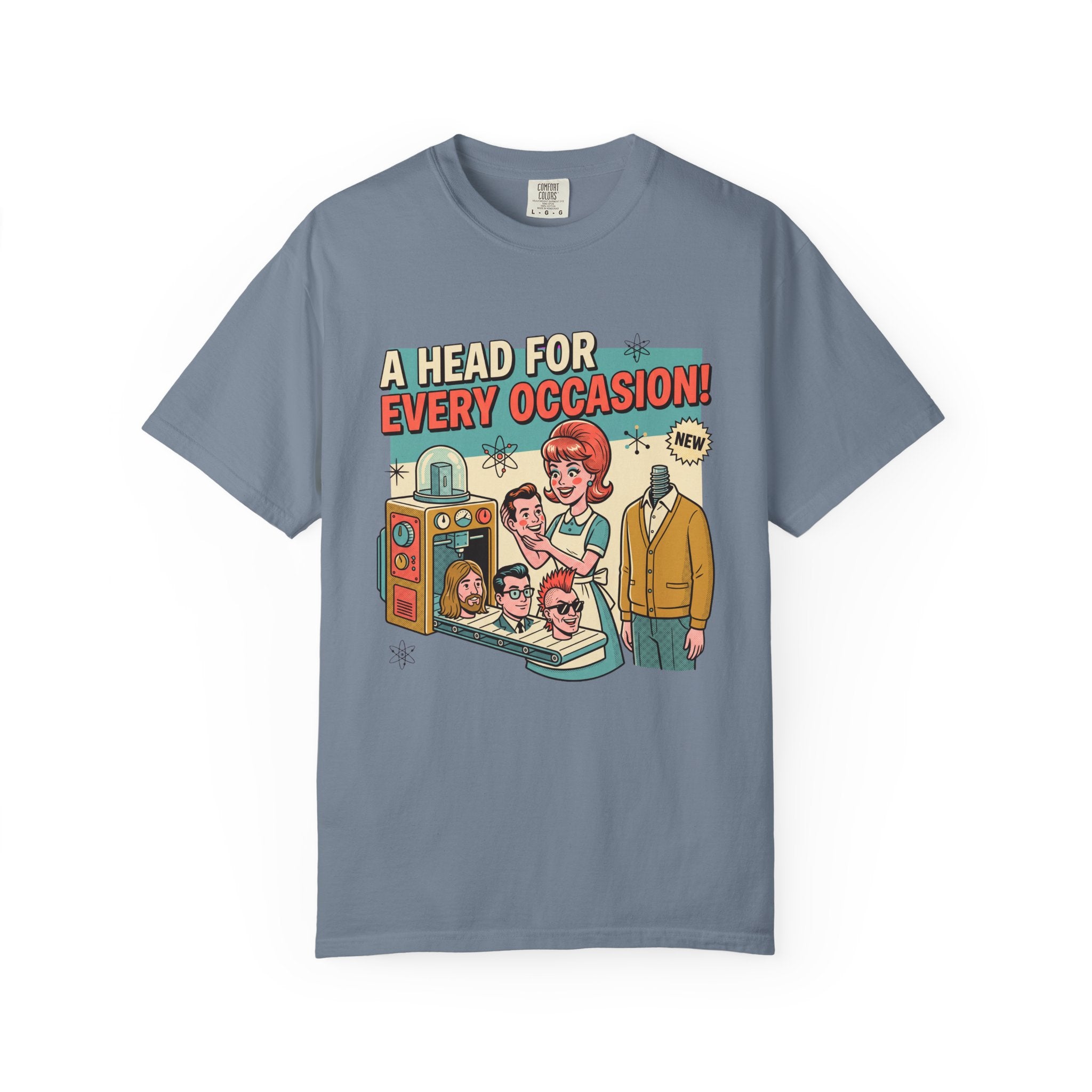 A Head for Every Occasion T-shirt | Retro Vintage Doll Heads Illustration