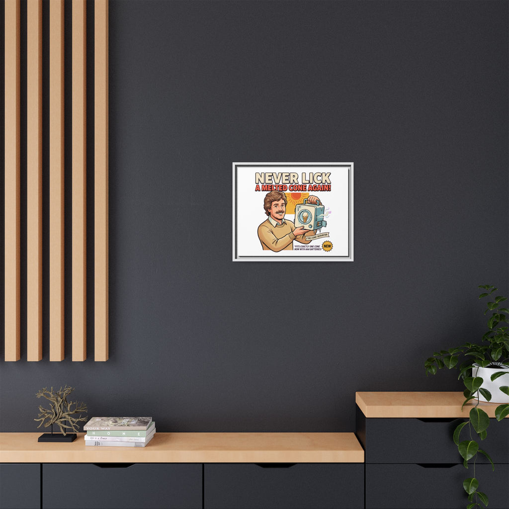 Never Lick a Melted Cone Again Poster Print