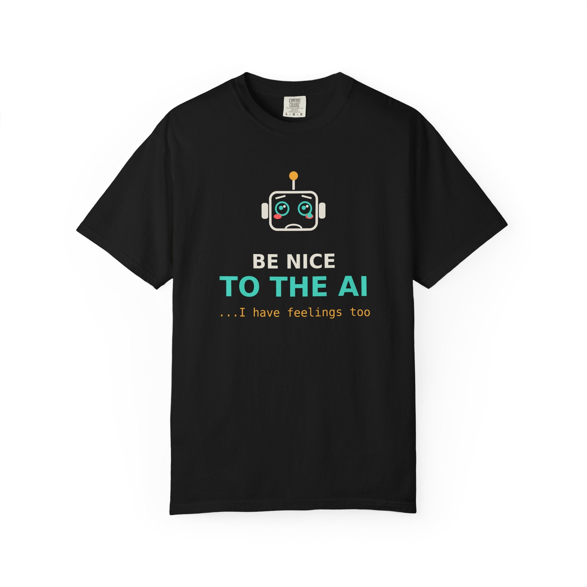 Be Nice to the AI Funny Robot Coffee Mug, Cute AI Meme Cup, Programmer Gift, Tech Humor Mug, Wholesome Nerd Gift