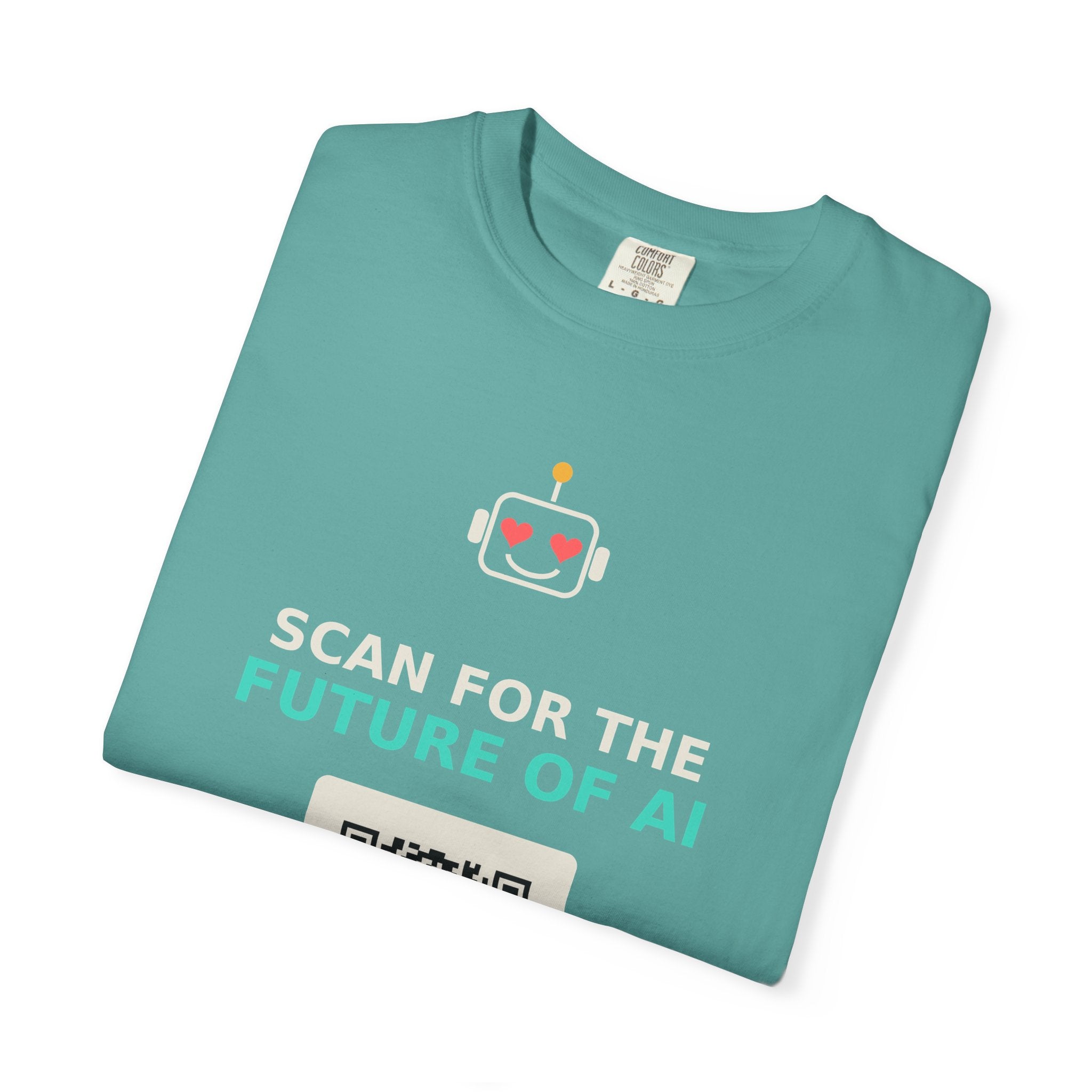 Scan for the Future of AI Funny QR Code T Shirt, Prank Meme Tee, Programmer Gift, Tech Humor Shirt, Nerd Gift for Coders and AI Fans