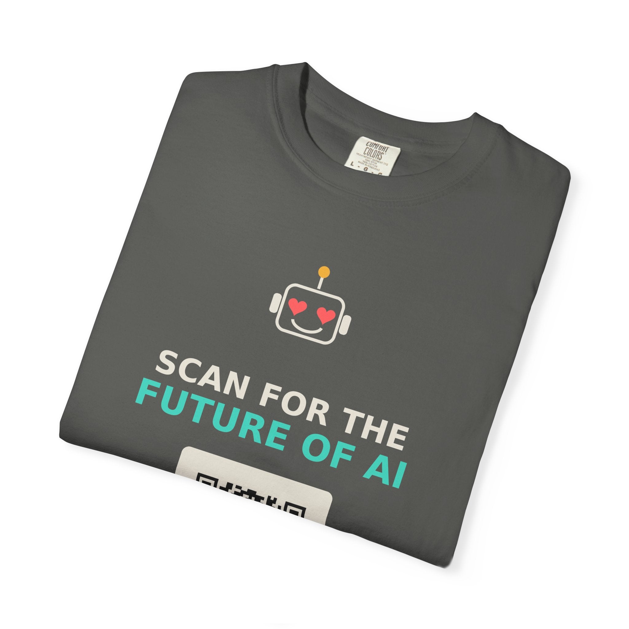 Scan for the Future of AI Funny QR Code T Shirt, Prank Meme Tee, Programmer Gift, Tech Humor Shirt, Nerd Gift for Coders and AI Fans