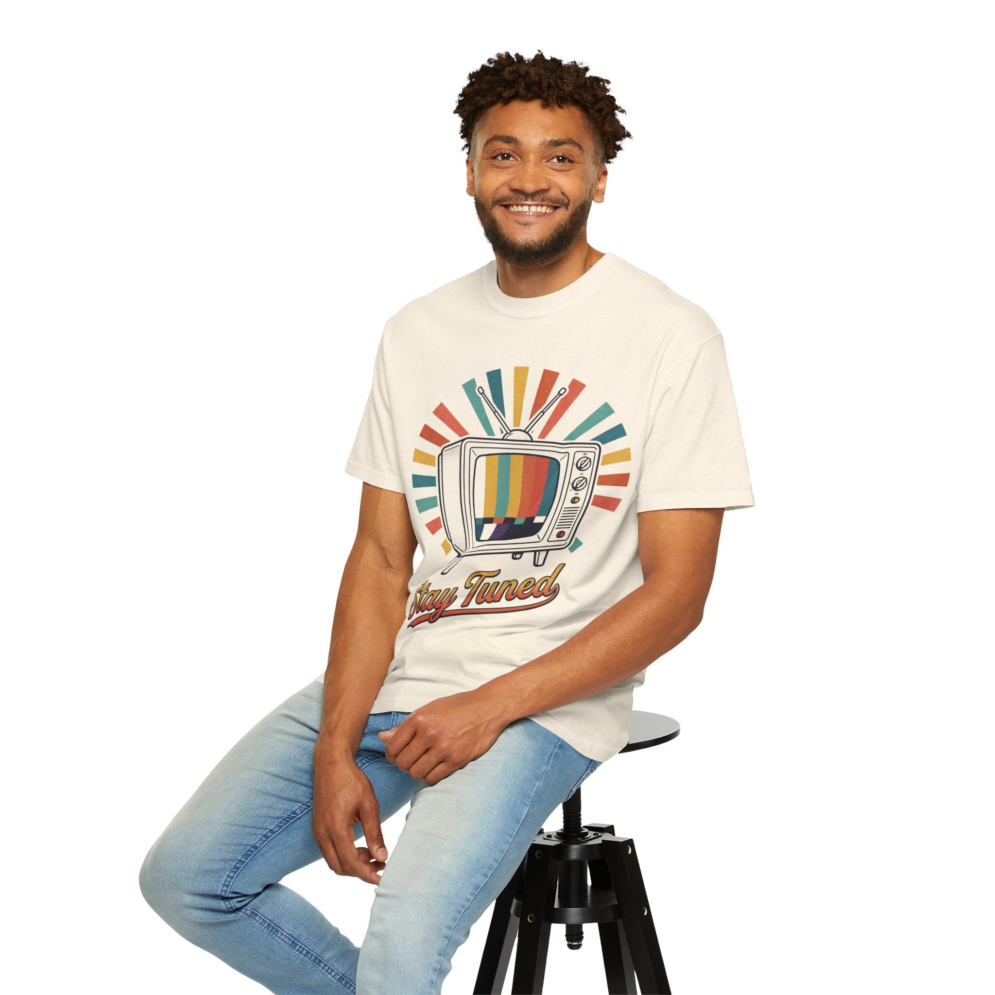 Retro TV Test Pattern T-shirt | Vintage 80s 90s Nostalgia