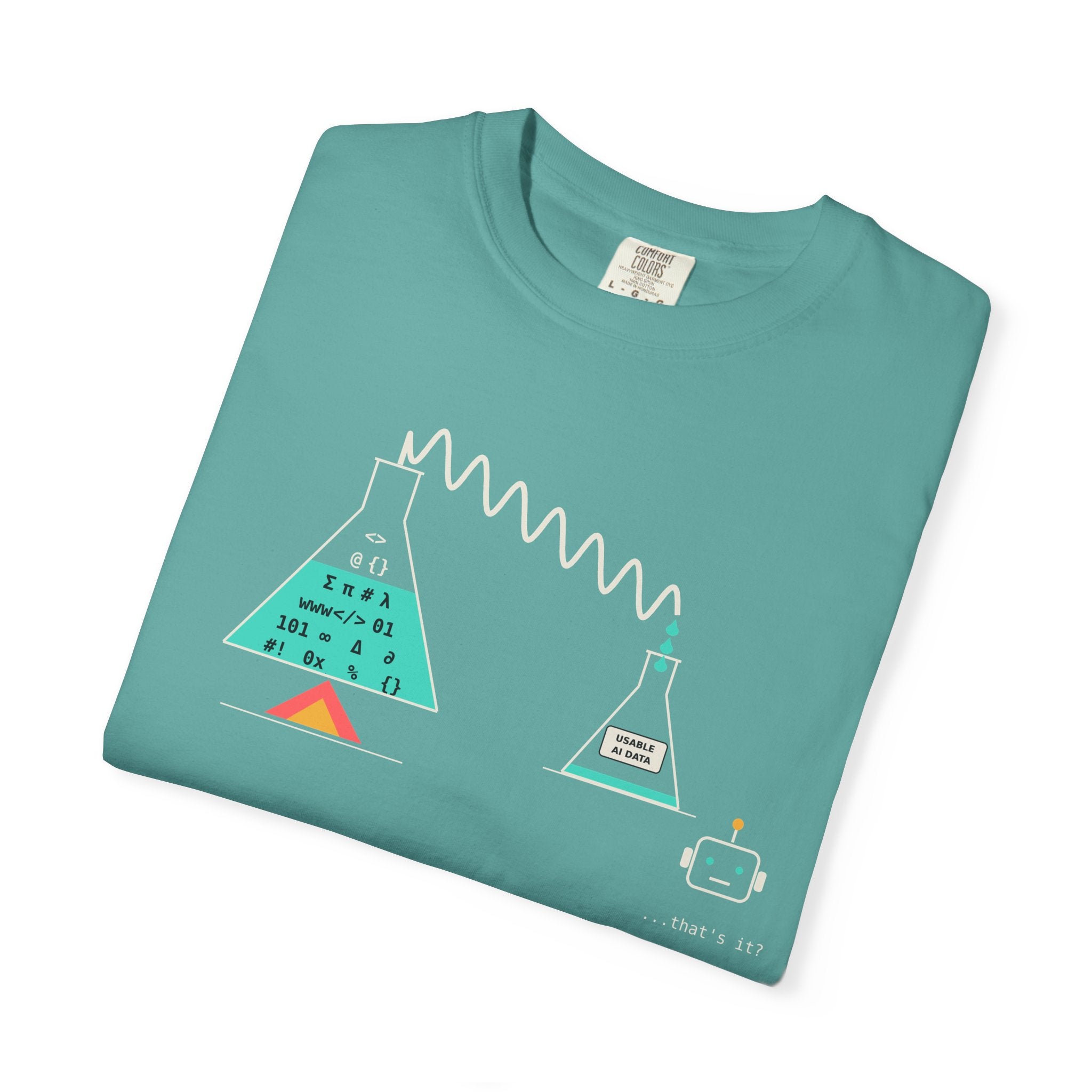 Theres Knowledge Out There Funny AI T-Shirt, Data Science Meme Tee, Machine Learning Gift, Programmer Tech Humor Nerd Shirt for Coders