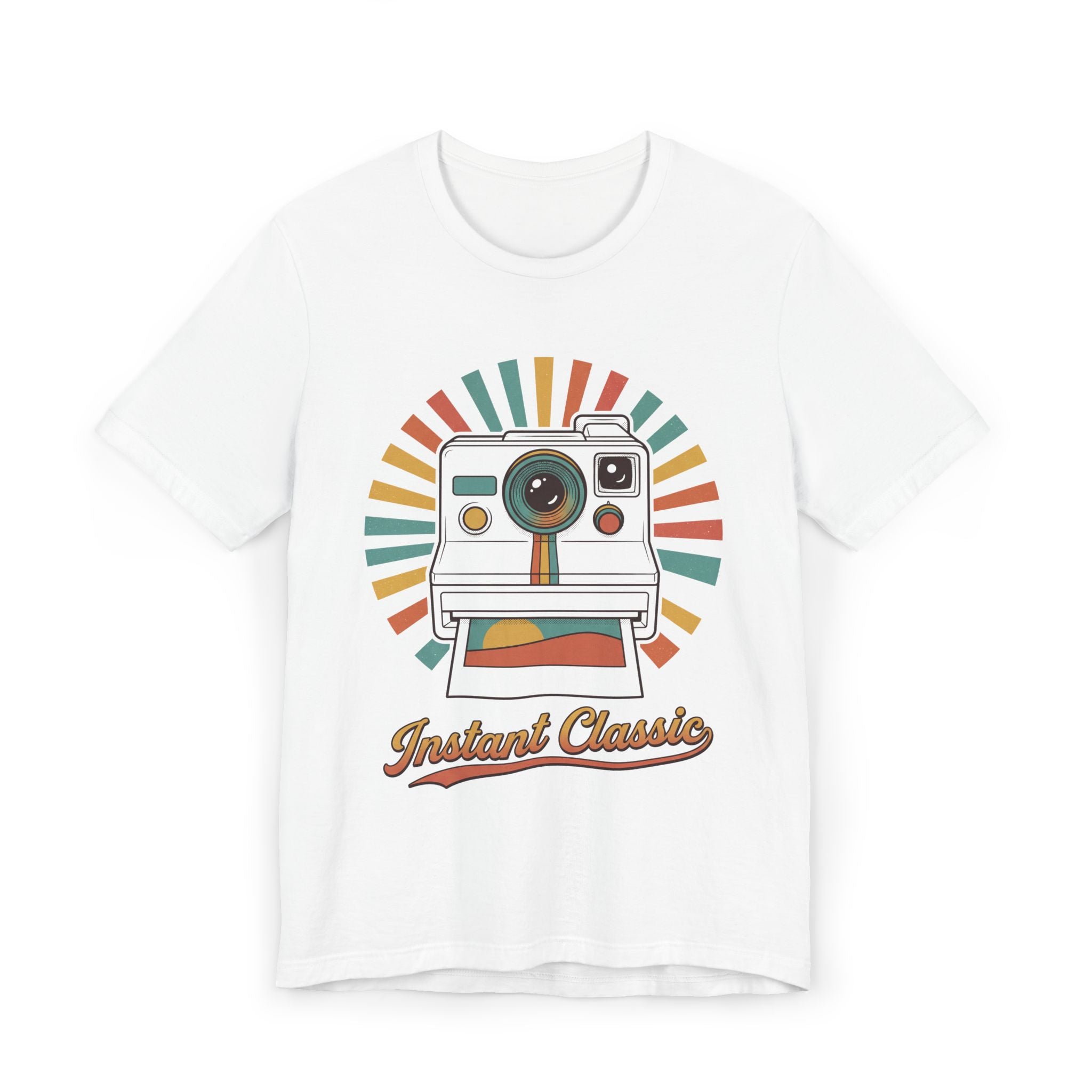 Retro Instant Camera T-Shirt — "Instant Classic" Vintage Photo Tee