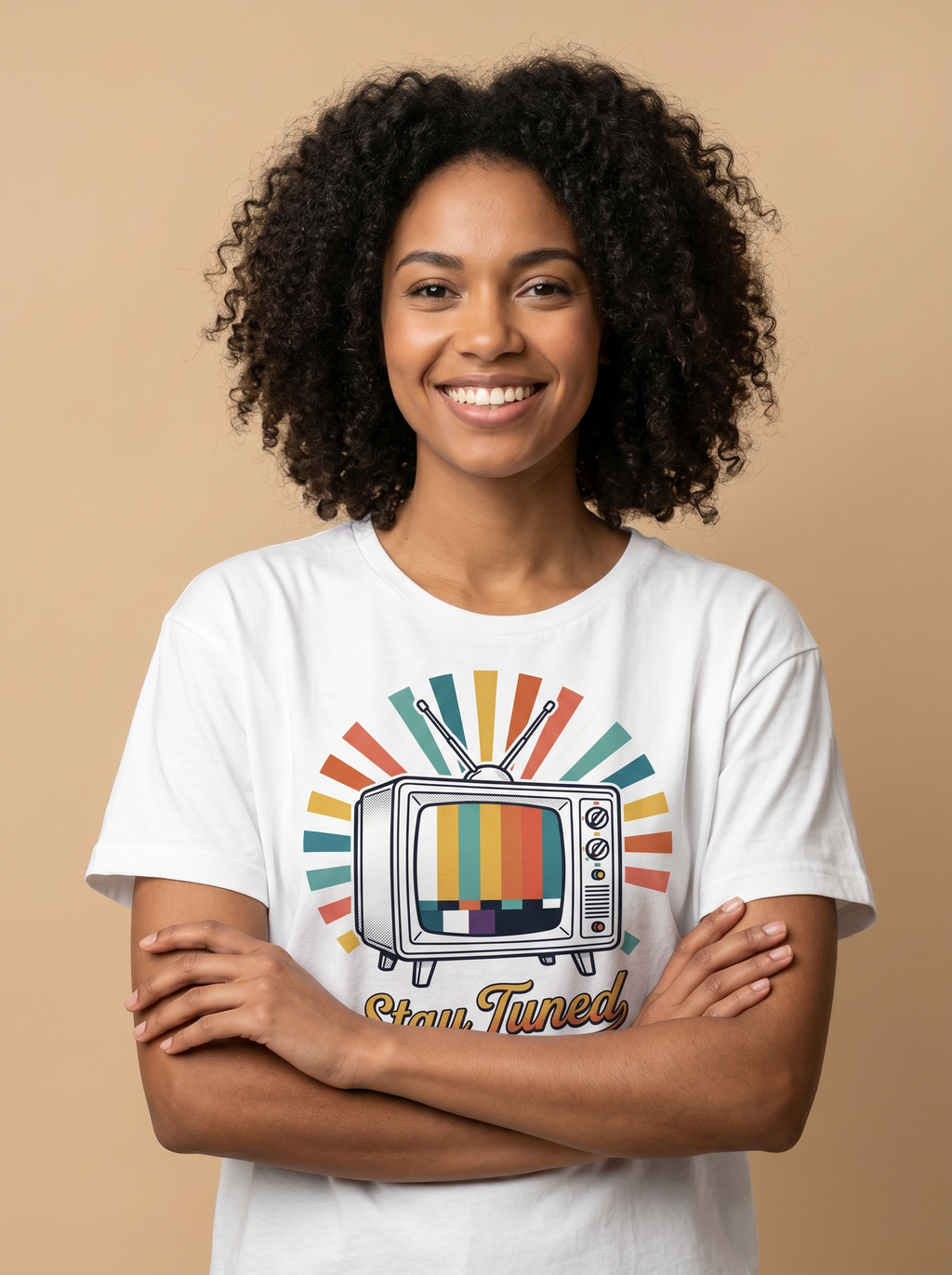 Retro TV "Stay Tuned" T-Shirt