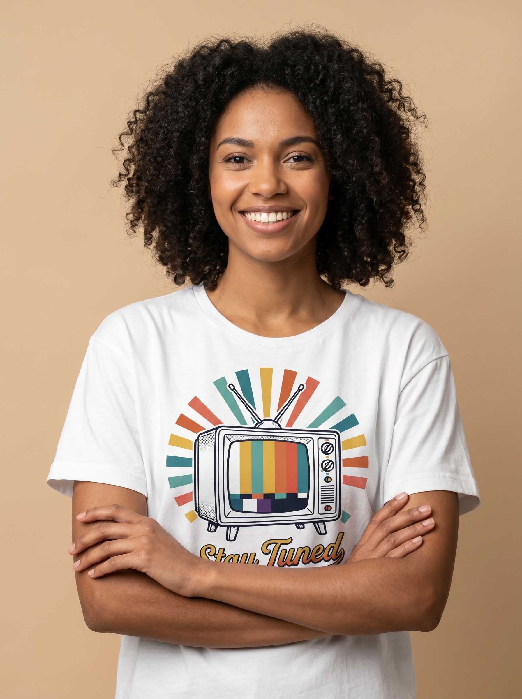 Retro TV "Stay Tuned" T-Shirt