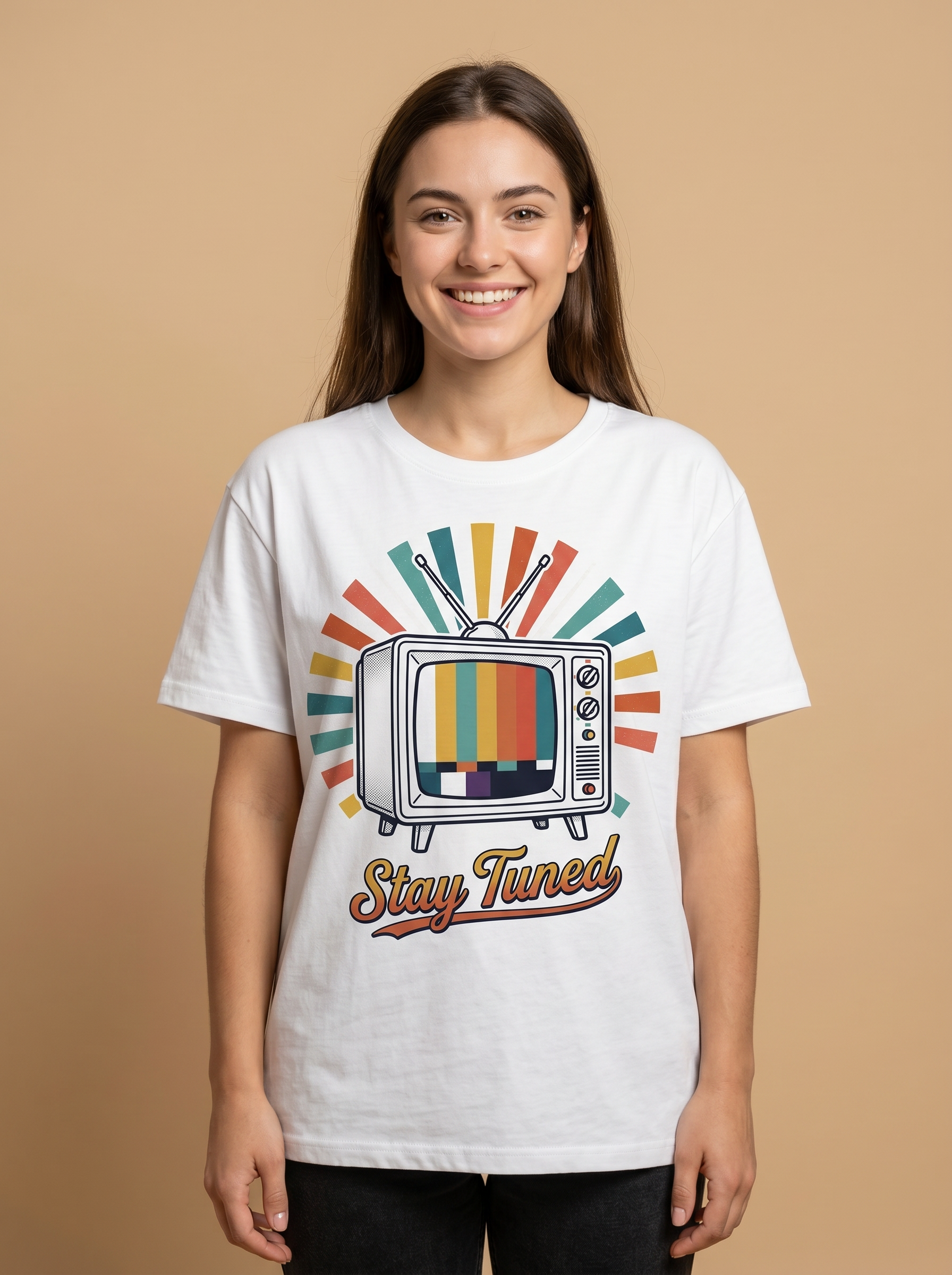 Retro TV "Stay Tuned" T-Shirt
