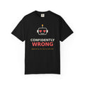 Confidently Wrong Funny AI T Shirt, AI Hallucination Meme Tee, Programmer Gift, Tech Humor Shirt, Chatbot Robot Nerd Gift for Coders