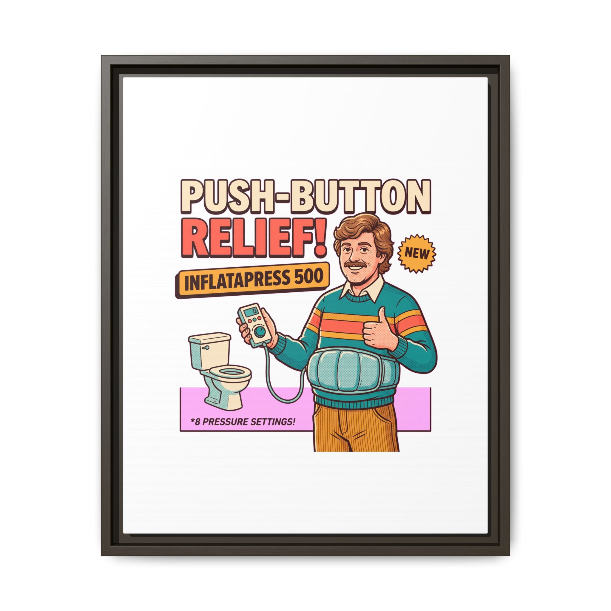 Push-Button Relief Inflatable Belt Canvas