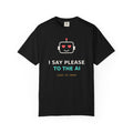 I Say Please to the AI Funny T Shirt, AI Meme Gift, Polite Robot Tee, Tech Humor Shirt, Programmer Nerd Gift for Coders