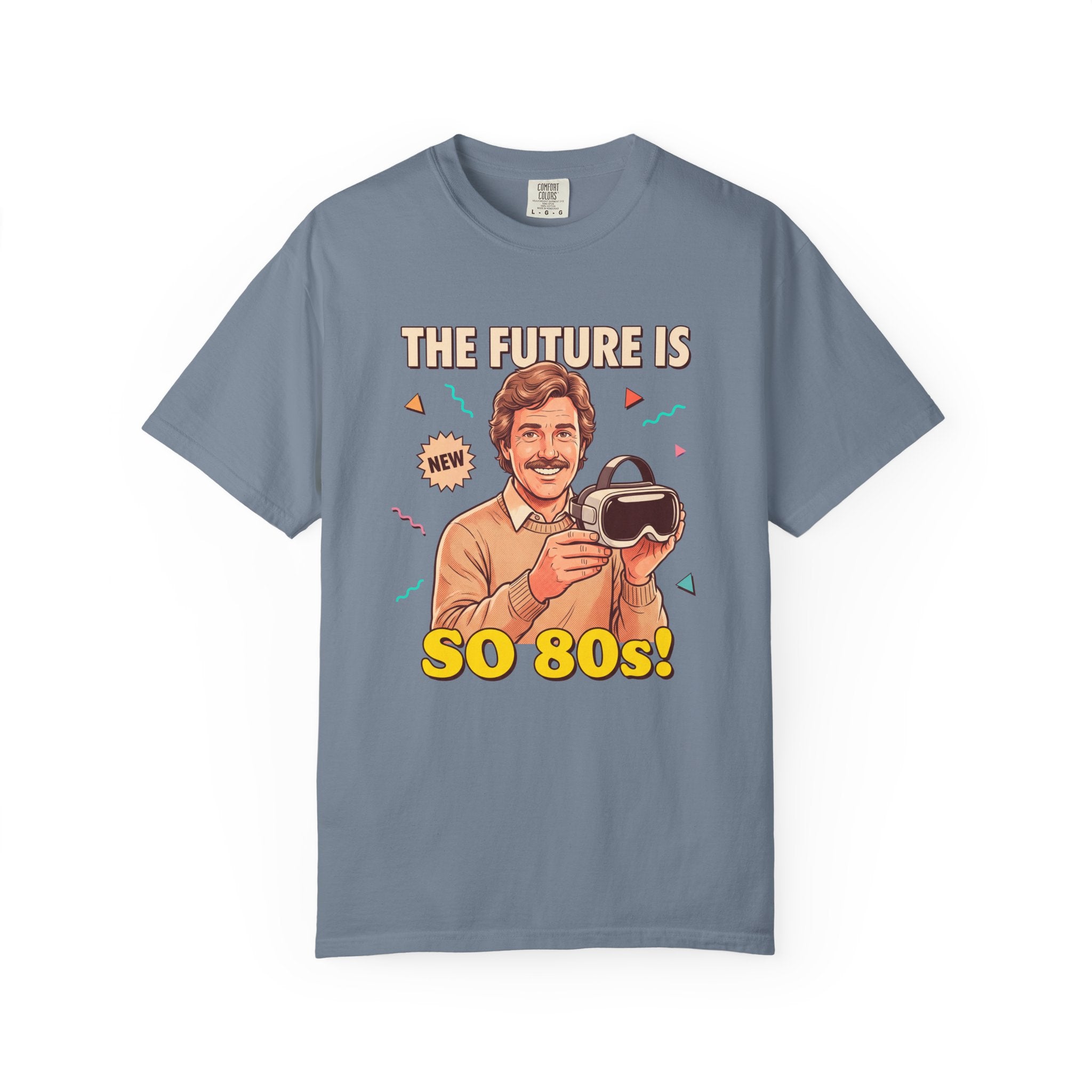 The Future Is So 80s VR Headset T-shirt | Retro 80s Vintage Tech Tee