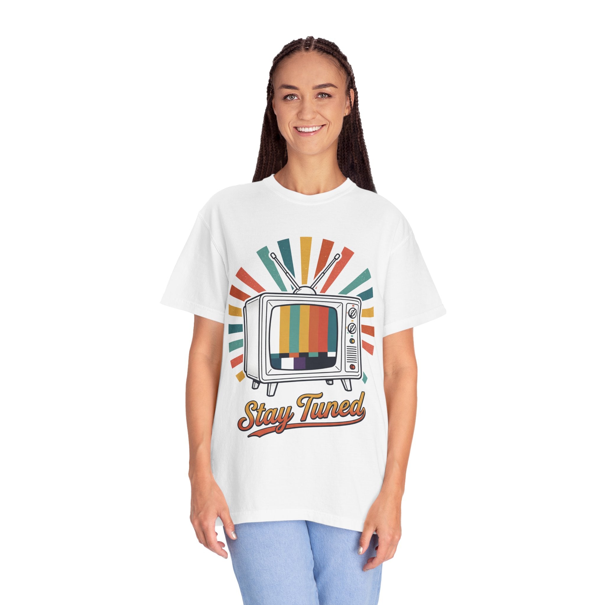 Retro TV Test Pattern T-shirt | Vintage 80s 90s Nostalgia