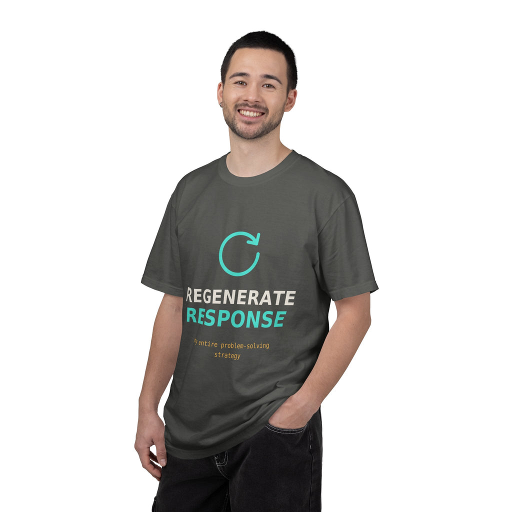 Regenerate Response Funny AI T-Shirt, Programmer Gift, Developer Tee, Coding Humor Shirt, AI Meme for Nerds, Problem Solving Geek