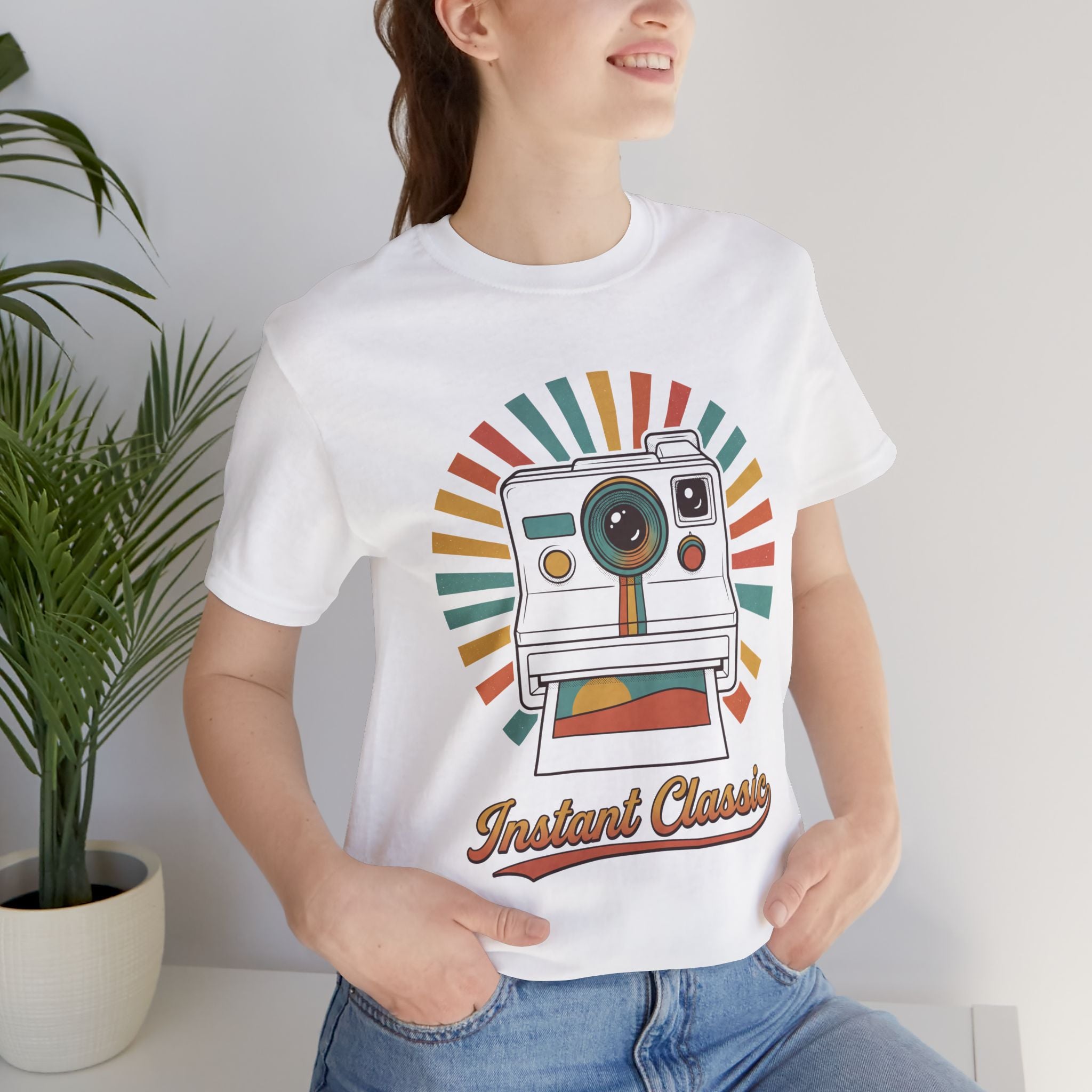 Retro Instant Camera T-Shirt — "Instant Classic" Vintage Photo Tee