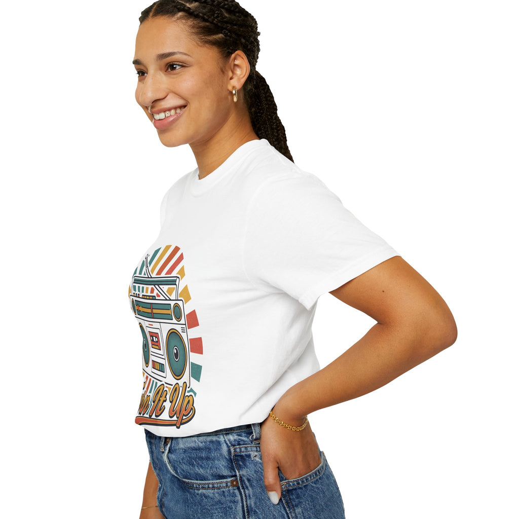 80s Boombox Retro Music Tee | Vintage Ghetto Blaster Shirt