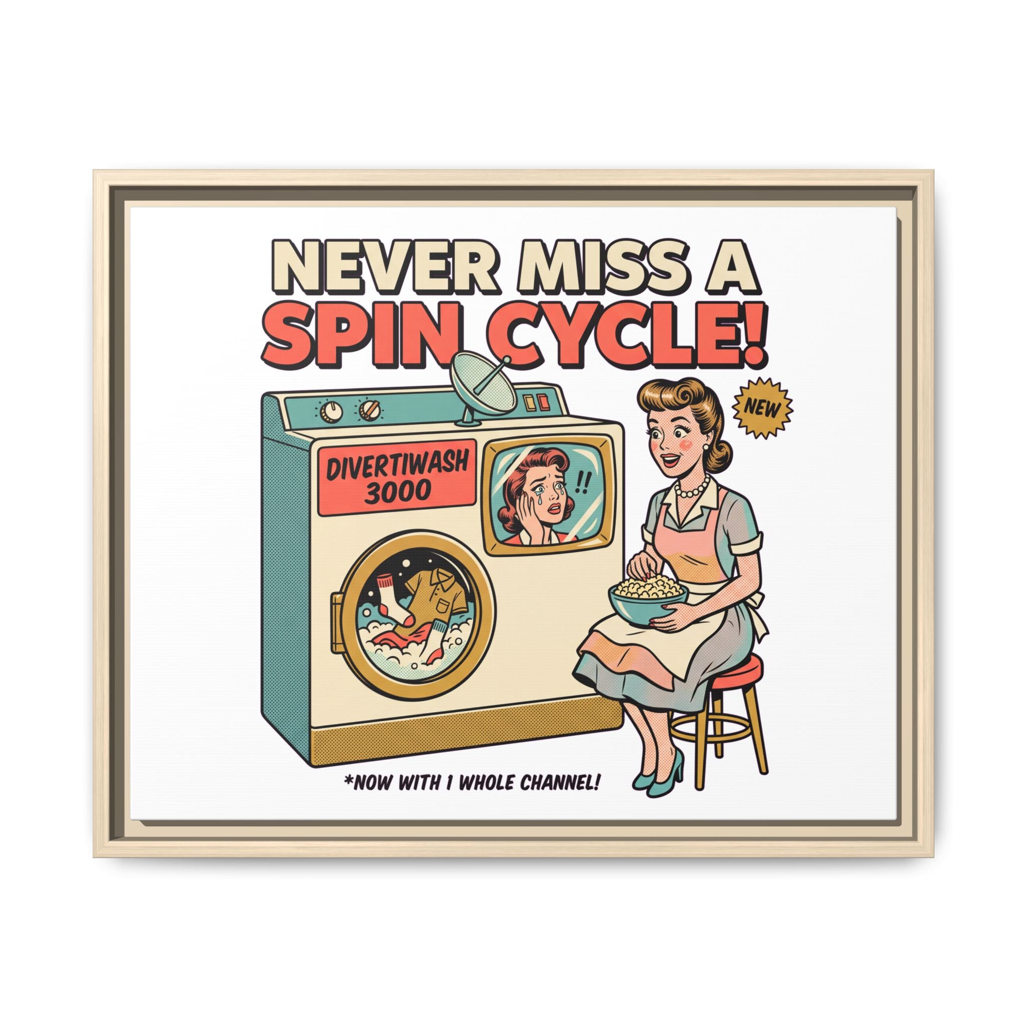 Divertiwash 3000  Never Miss a Spin Cycle!