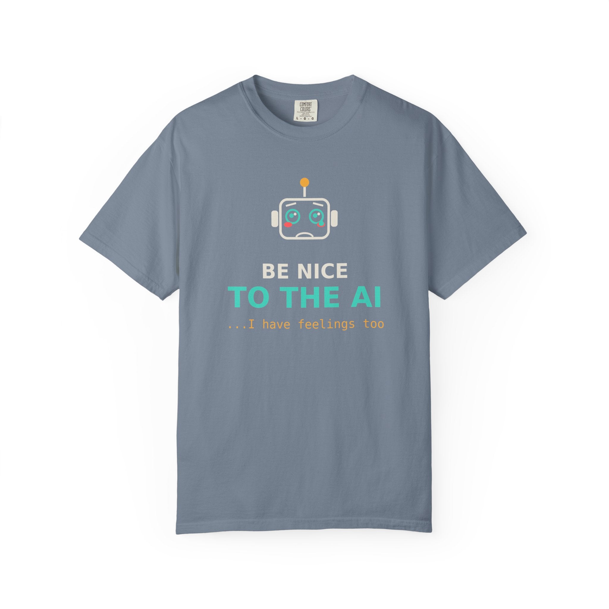 Be Nice to the AI Funny Robot Coffee Mug, Cute AI Meme Cup, Programmer Gift, Tech Humor Mug, Wholesome Nerd Gift