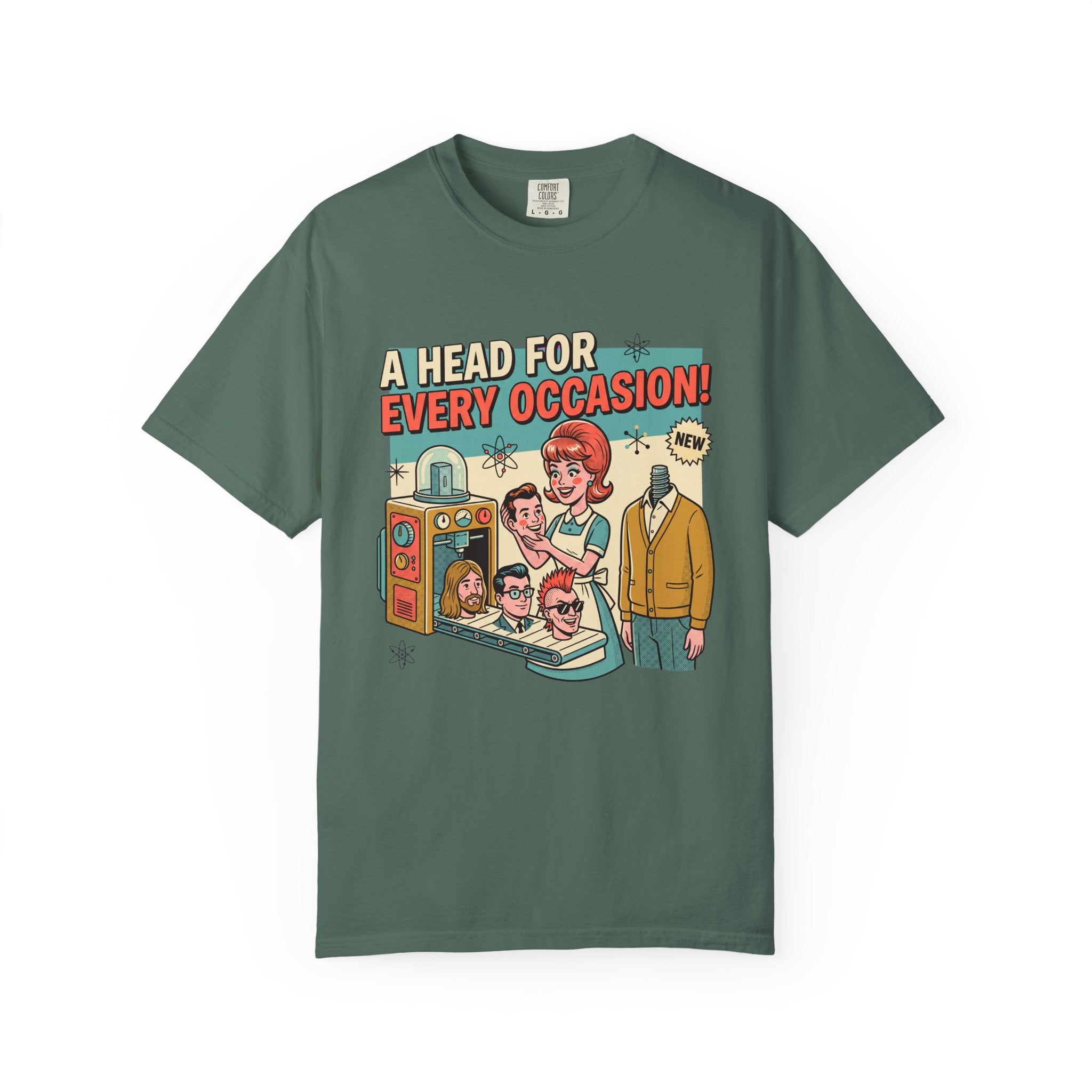 A Head for Every Occasion T-shirt | Retro Vintage Doll Heads Illustration