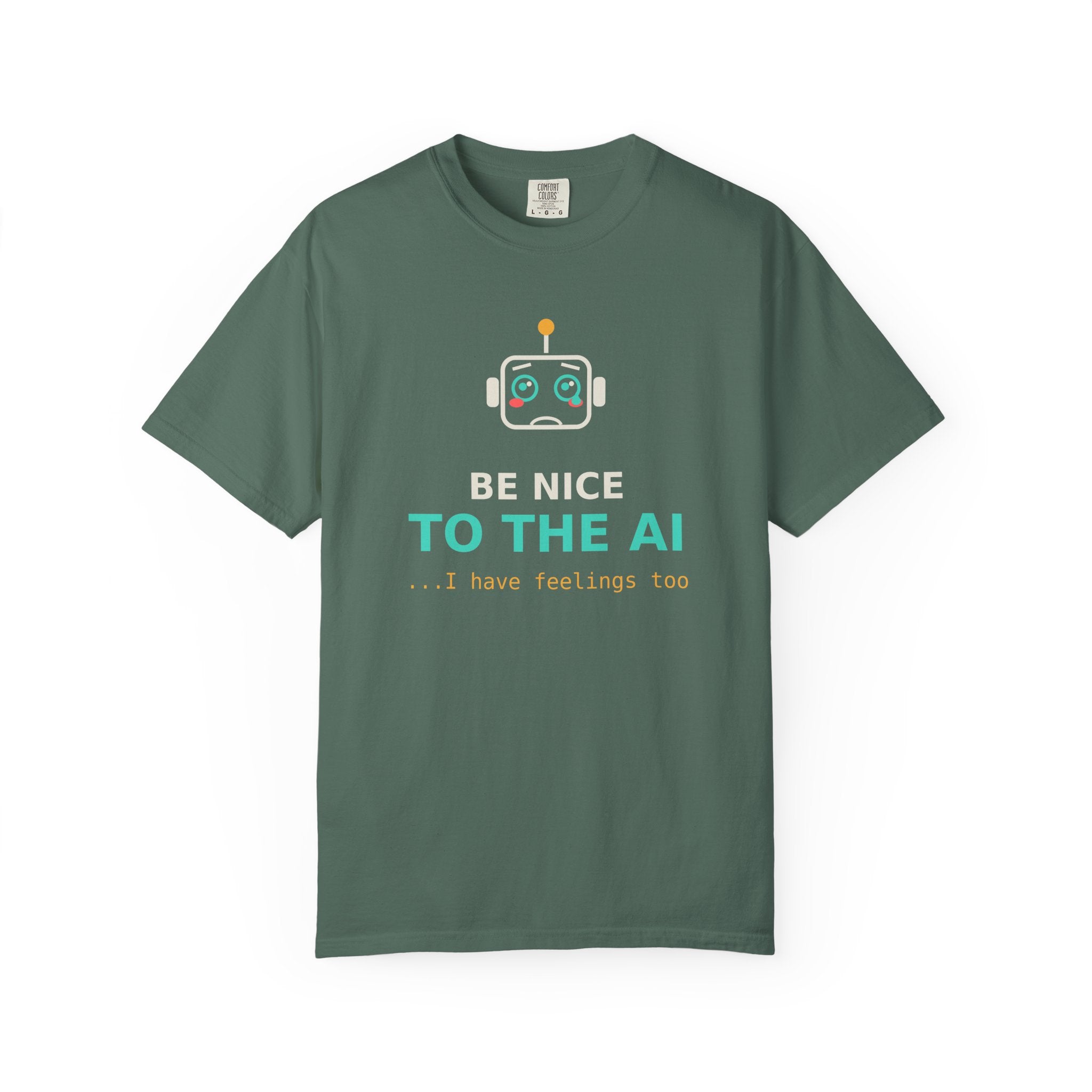 Be Nice to the AI Funny Robot Coffee Mug, Cute AI Meme Cup, Programmer Gift, Tech Humor Mug, Wholesome Nerd Gift