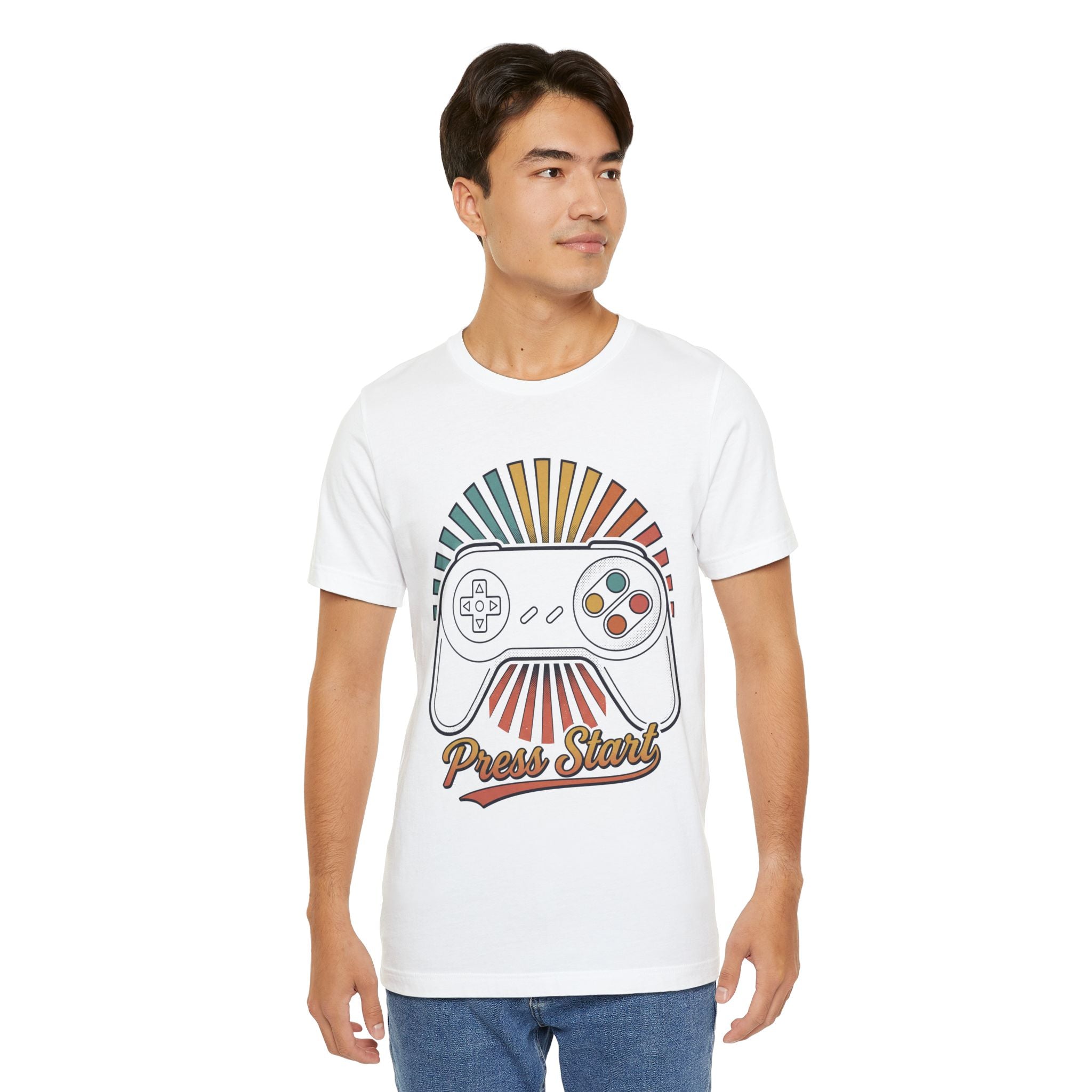 Press Start Retro Video Game T-Shirt